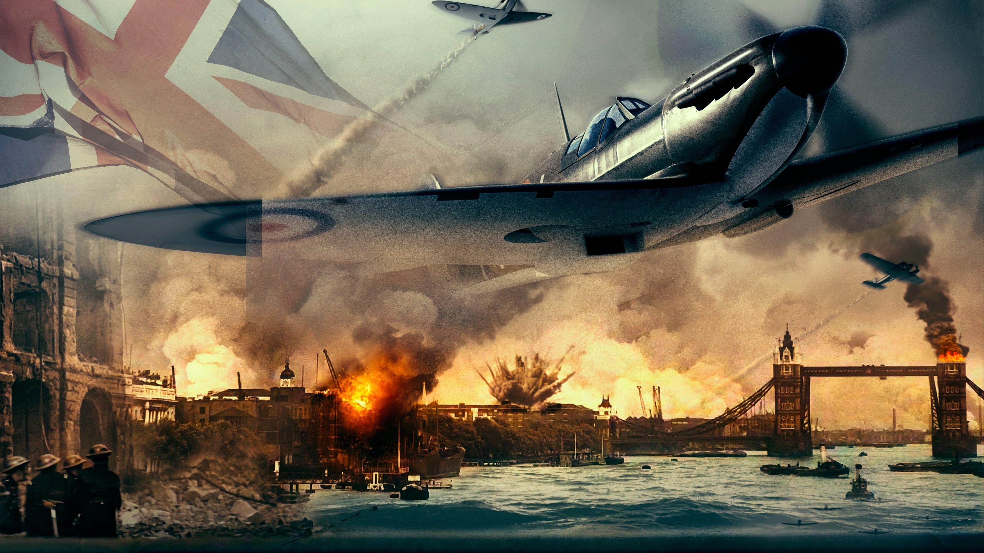 Póster oficial de la película Batalla aerea en alta calidad HD 4K