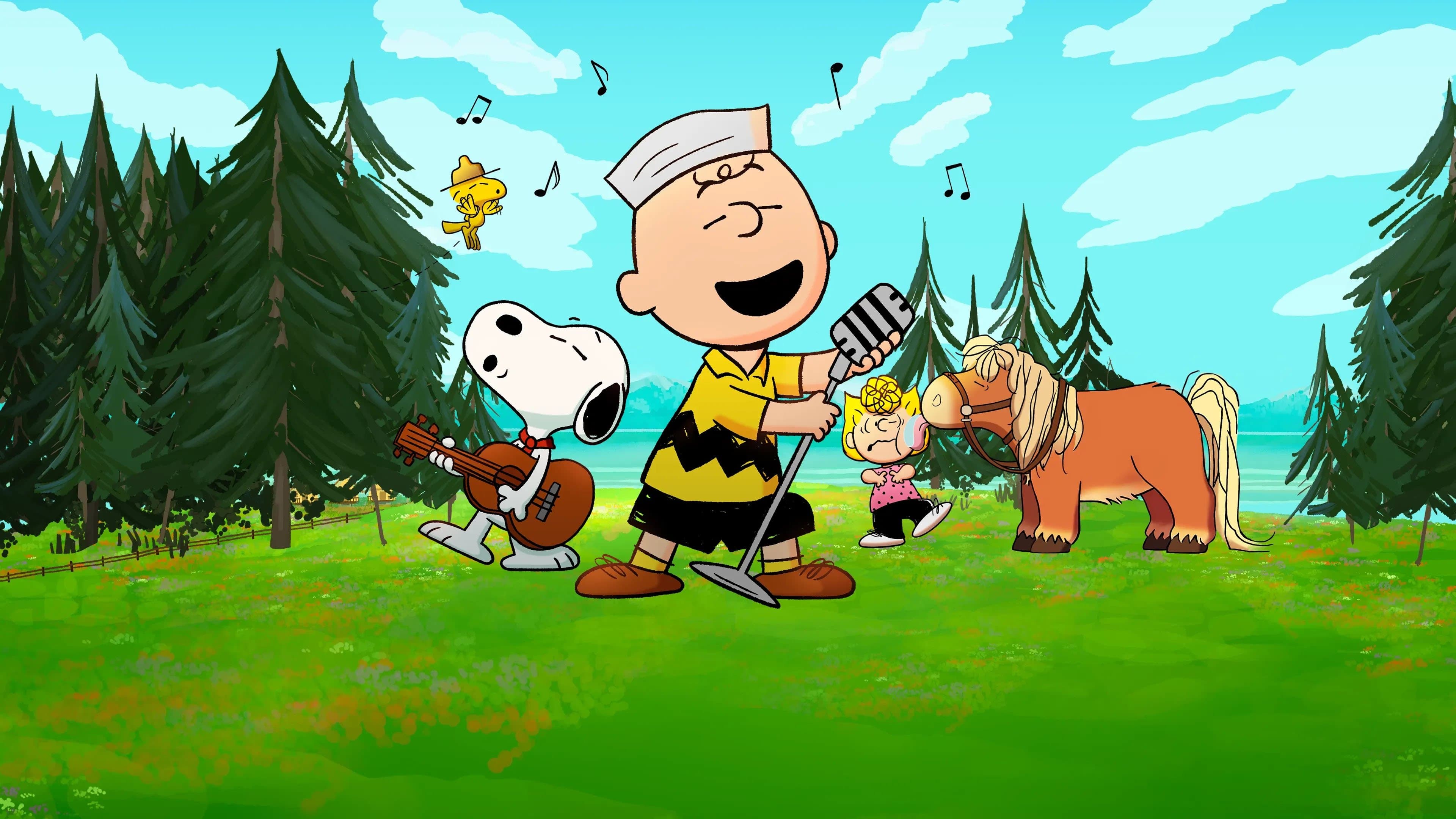 Póster oficial de la película Snoopy presenta: Un musical de verano en alta calidad HD 4K