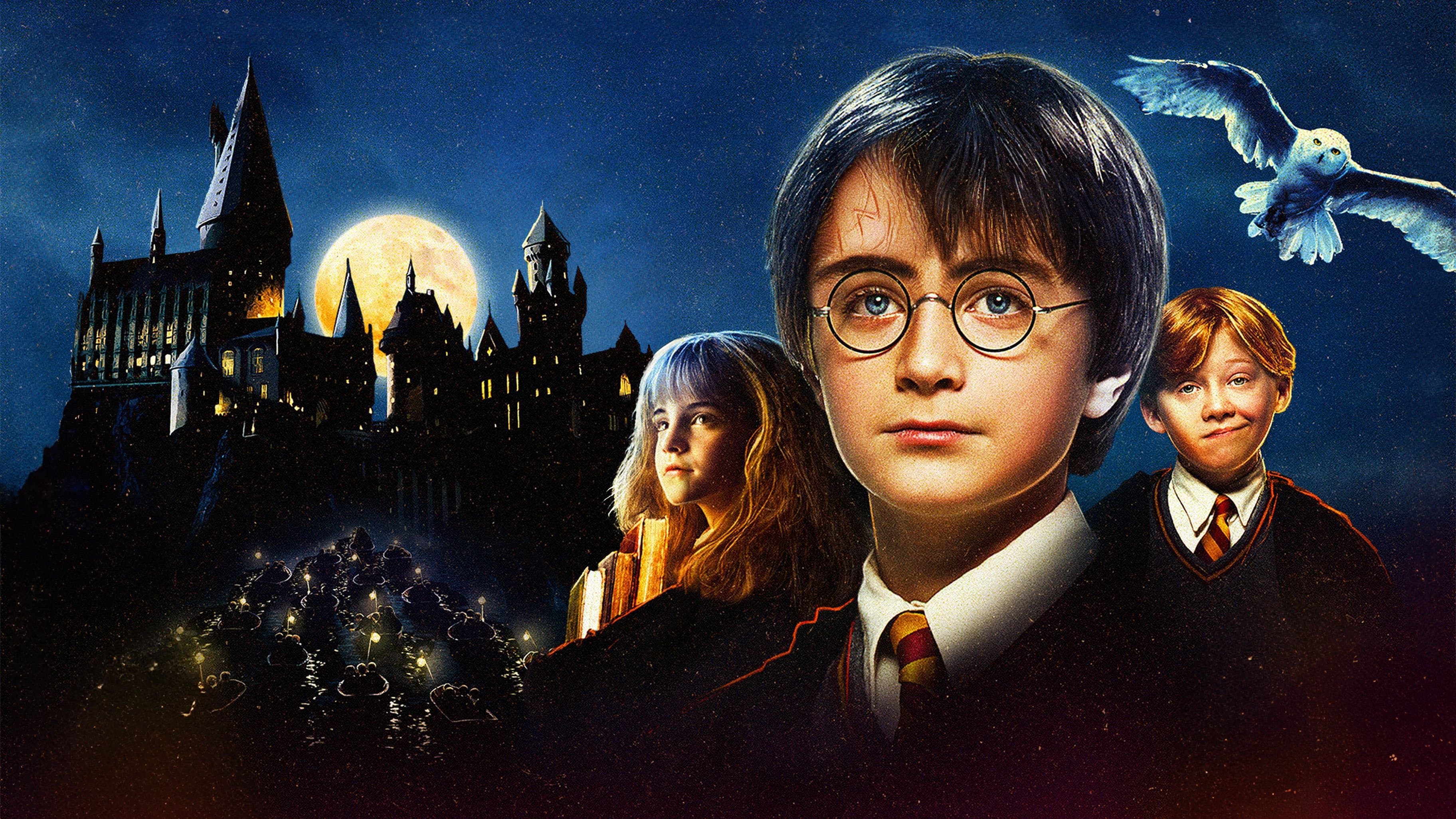 Póster oficial de la película Harry Potter y la piedra filosofal en alta calidad HD 4K