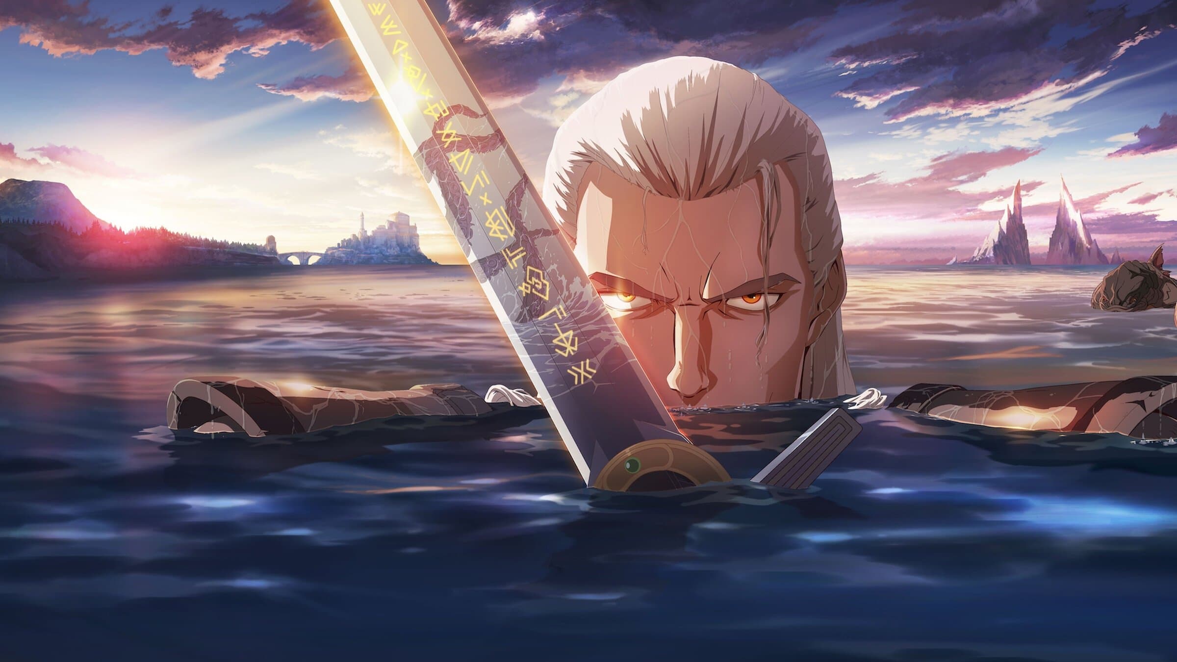 Póster oficial de la película The Witcher: Sirenas de las profundidades en alta calidad HD 4K