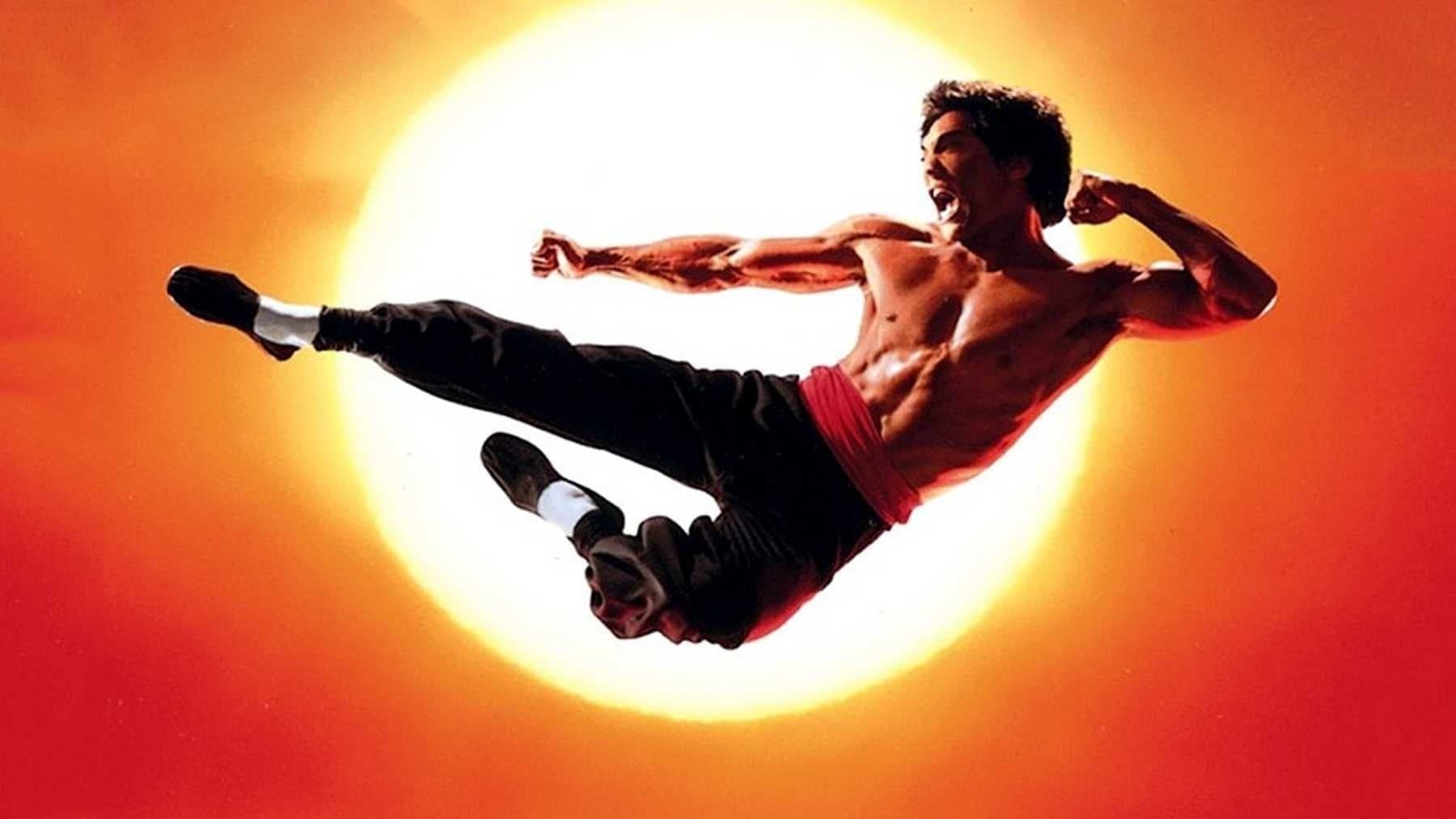 Póster oficial de la película Dragon, la vida de Bruce Lee en alta calidad HD 4K