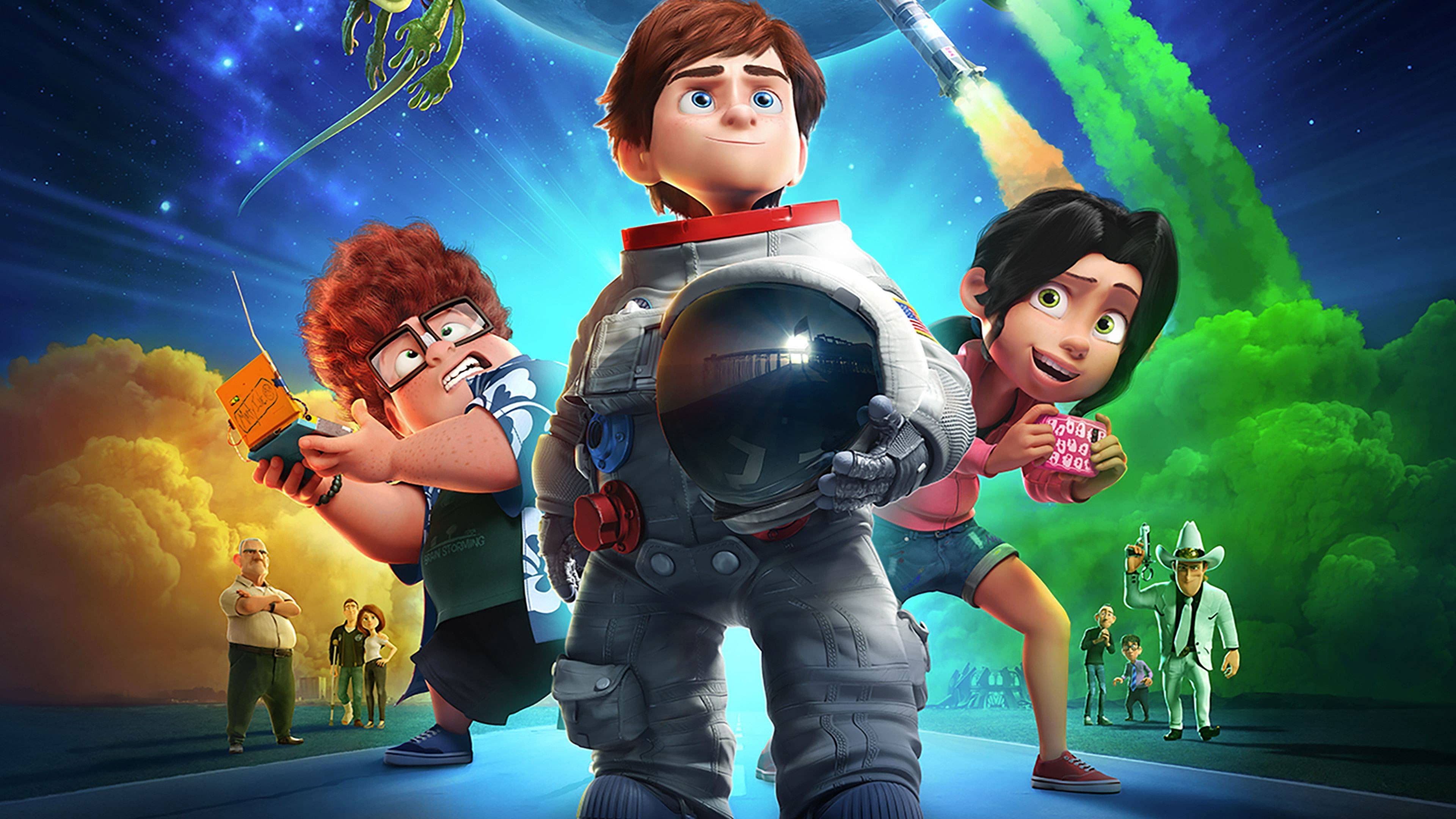 Póster oficial de la película Una familia espacial en alta calidad HD 4K