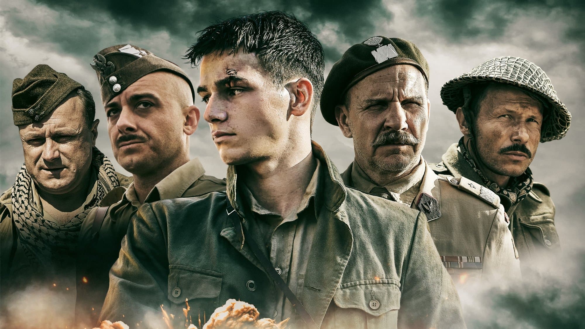 Póster oficial de la película La batalla de Montecassino en alta calidad HD 4K