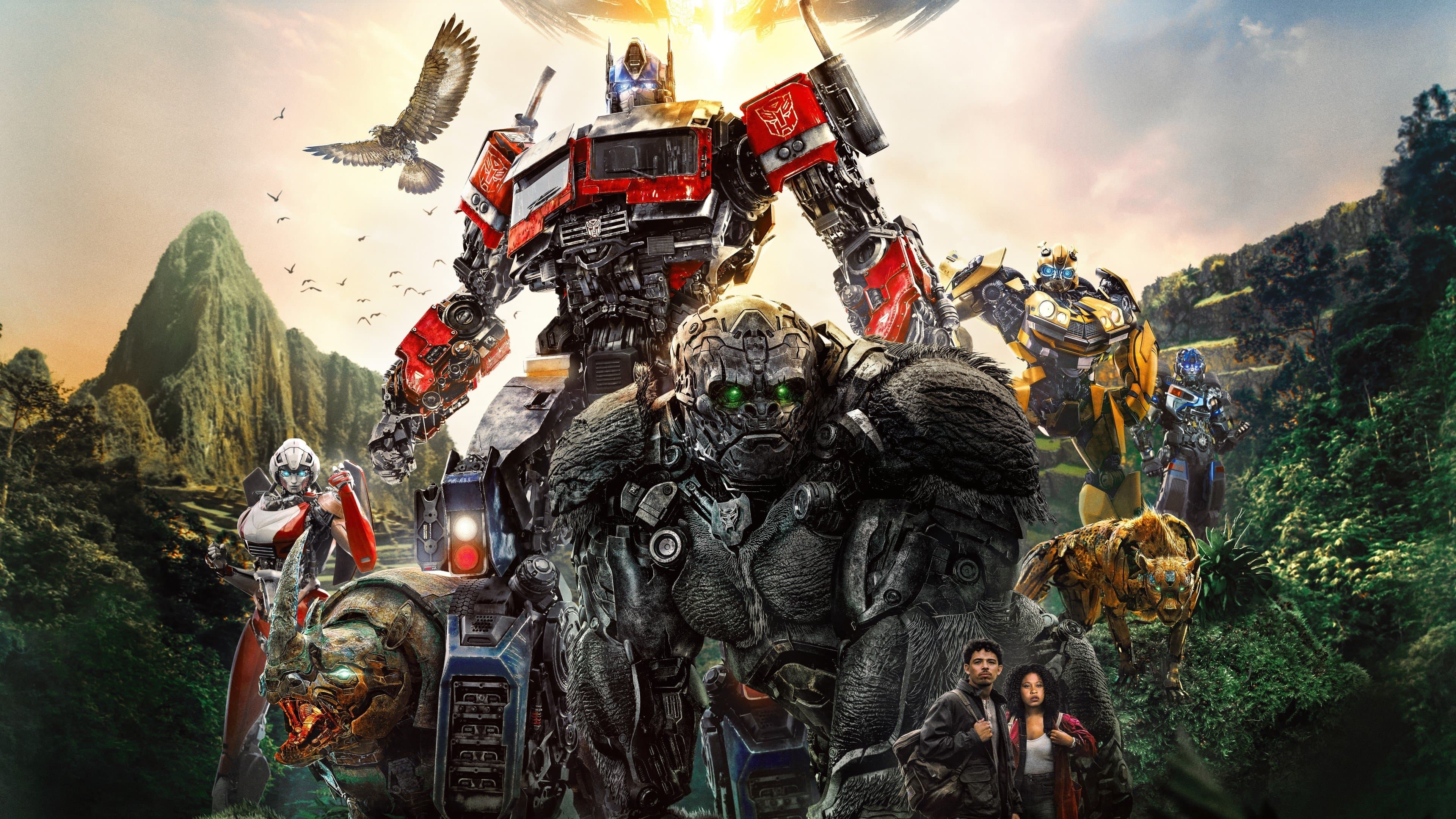 Póster oficial de la película Transformers: El despertar de las bestias en alta calidad HD 4K