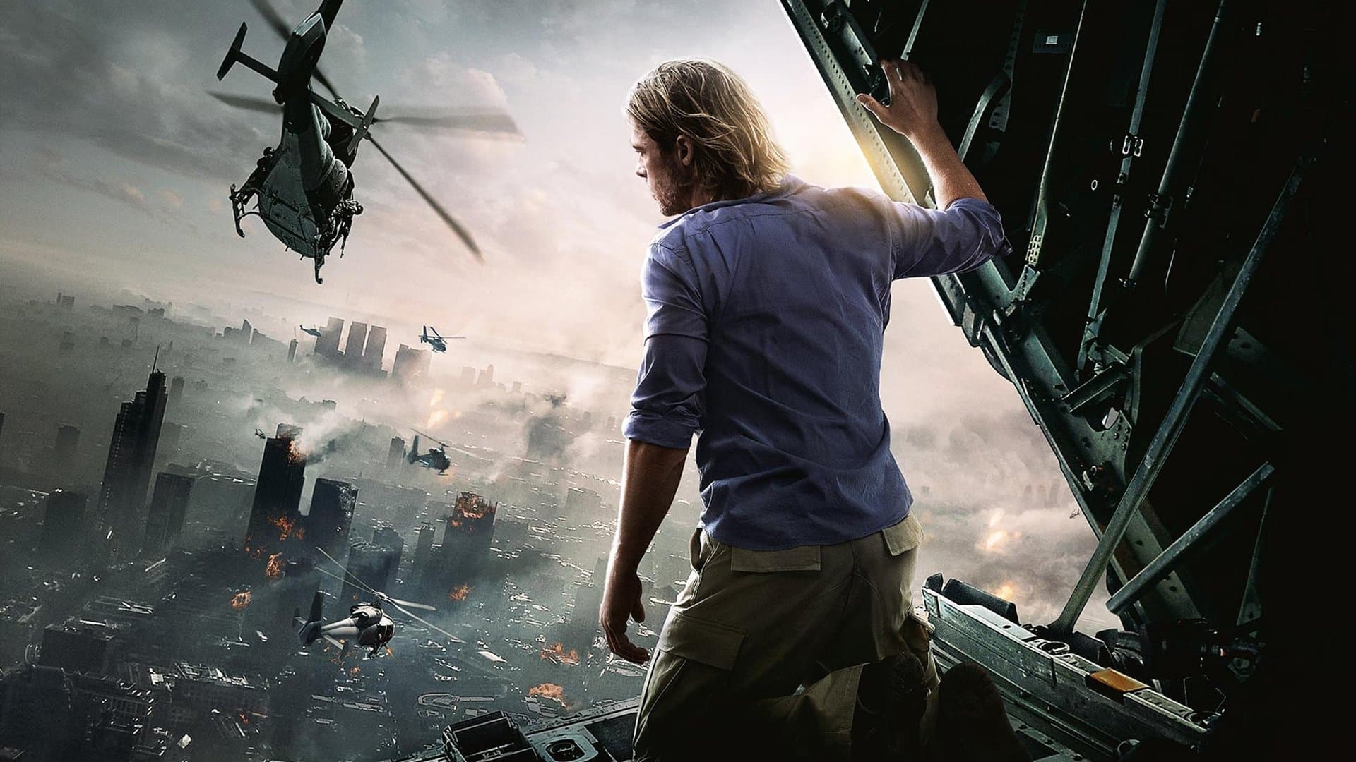 Póster oficial de la película Guerra mundial Z en alta calidad HD 4K