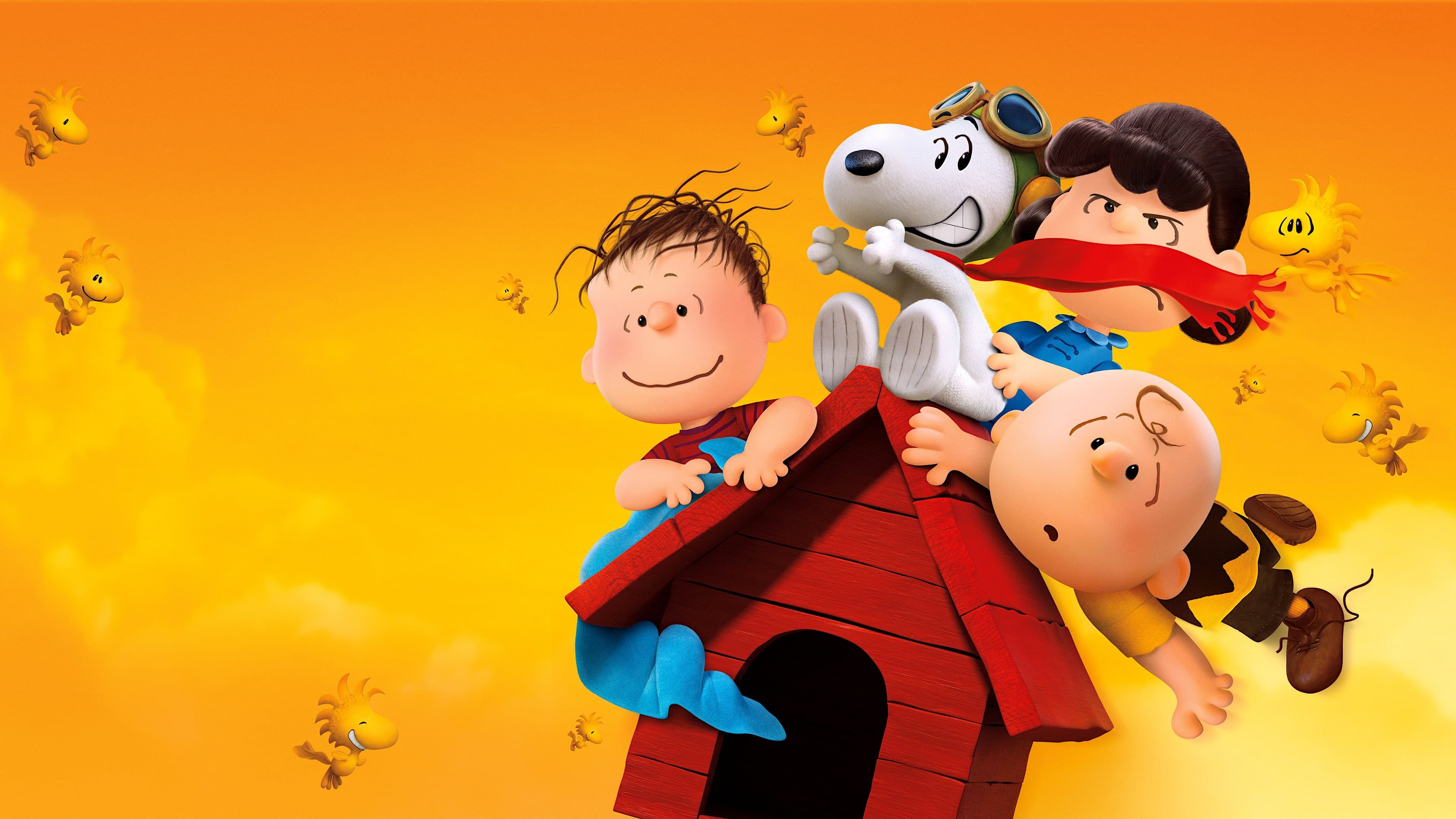 Póster oficial de la película Snoopy & Charlie Brown: Peanuts, La Película en alta calidad HD 4K