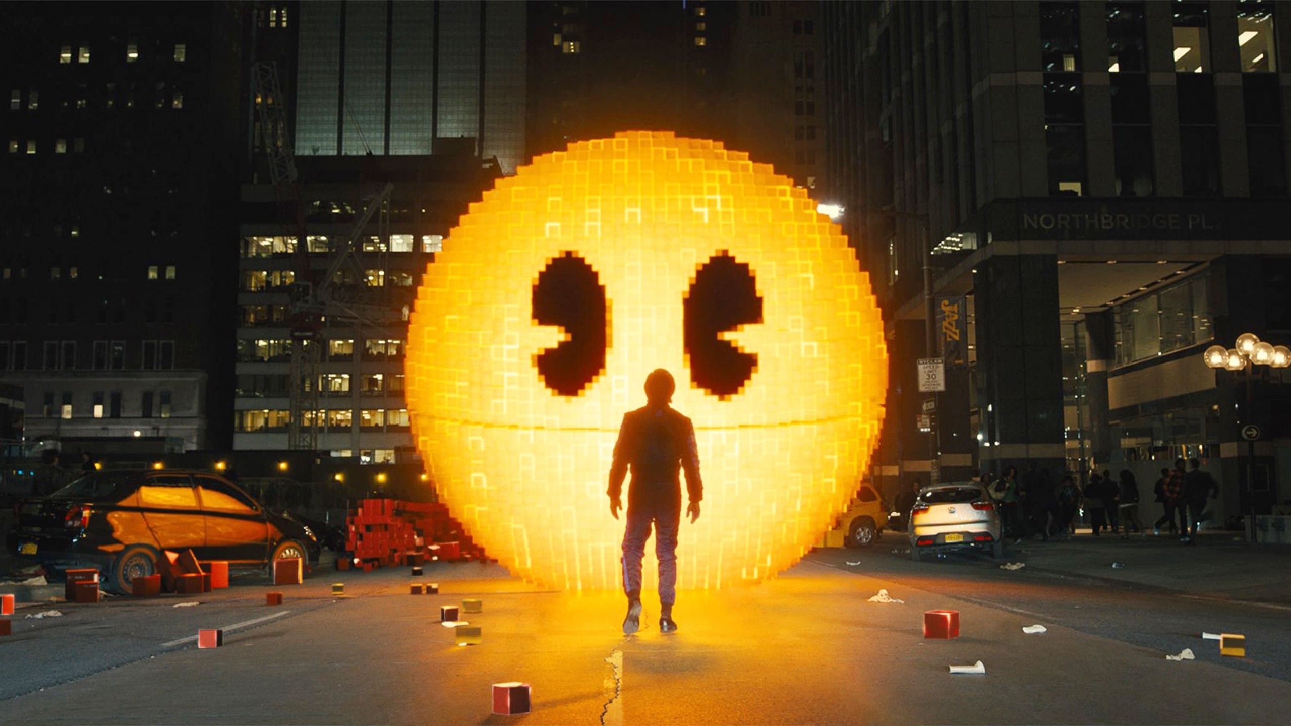 Póster oficial de la película Pixels, la película en alta calidad HD 4K