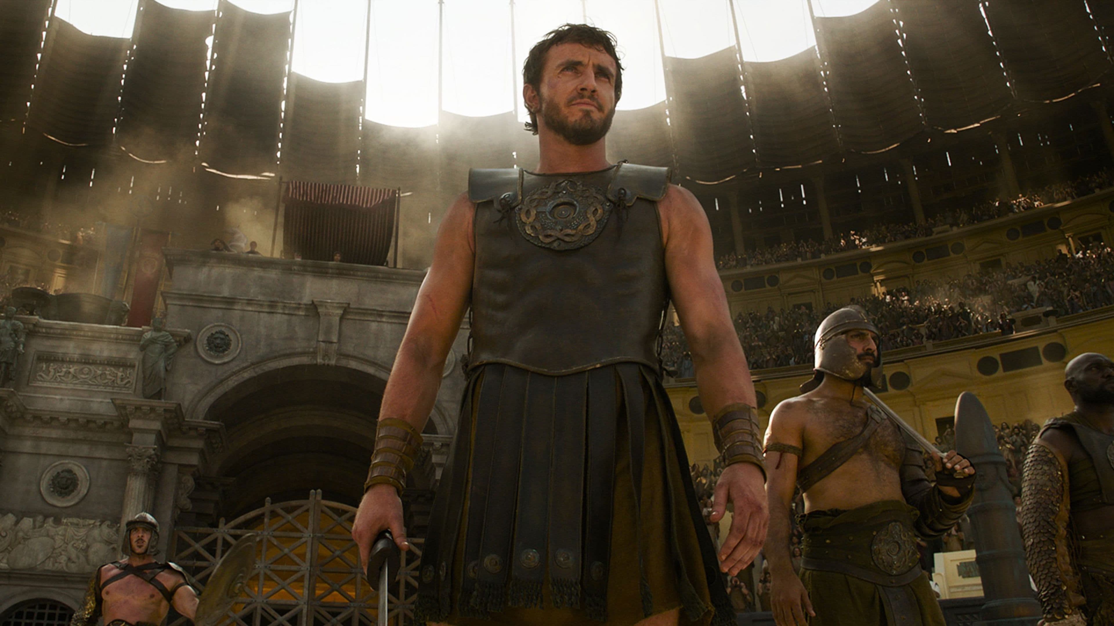 Póster oficial de la película Gladiador 2 en alta calidad HD 4K
