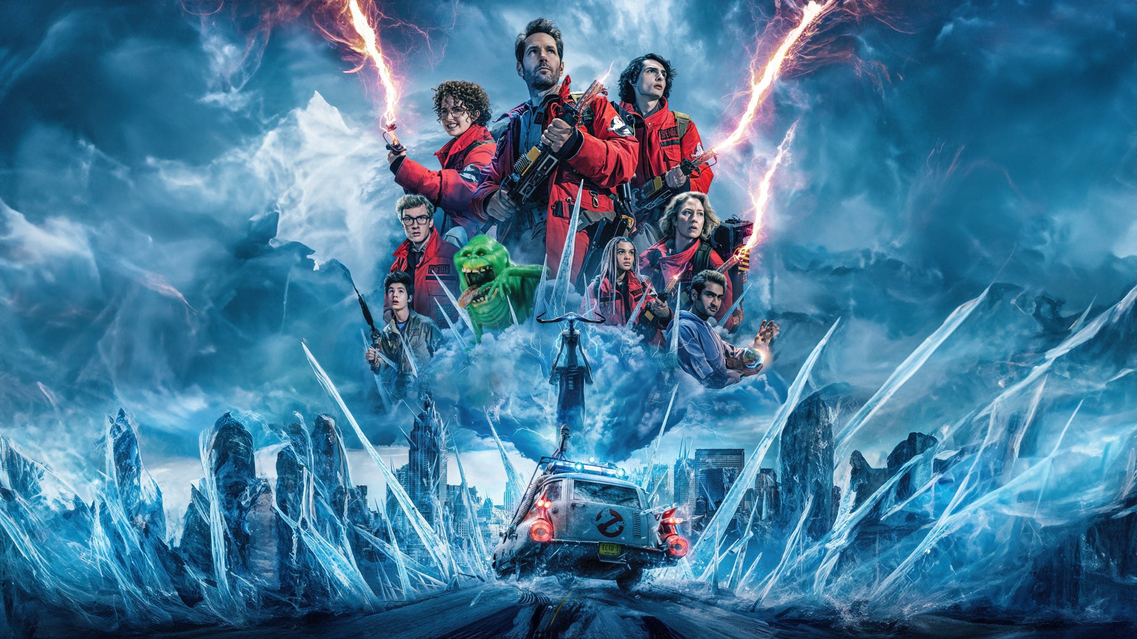 Póster oficial de la película Ghostbusters: Apocalipsis fantasma en alta calidad HD 4K