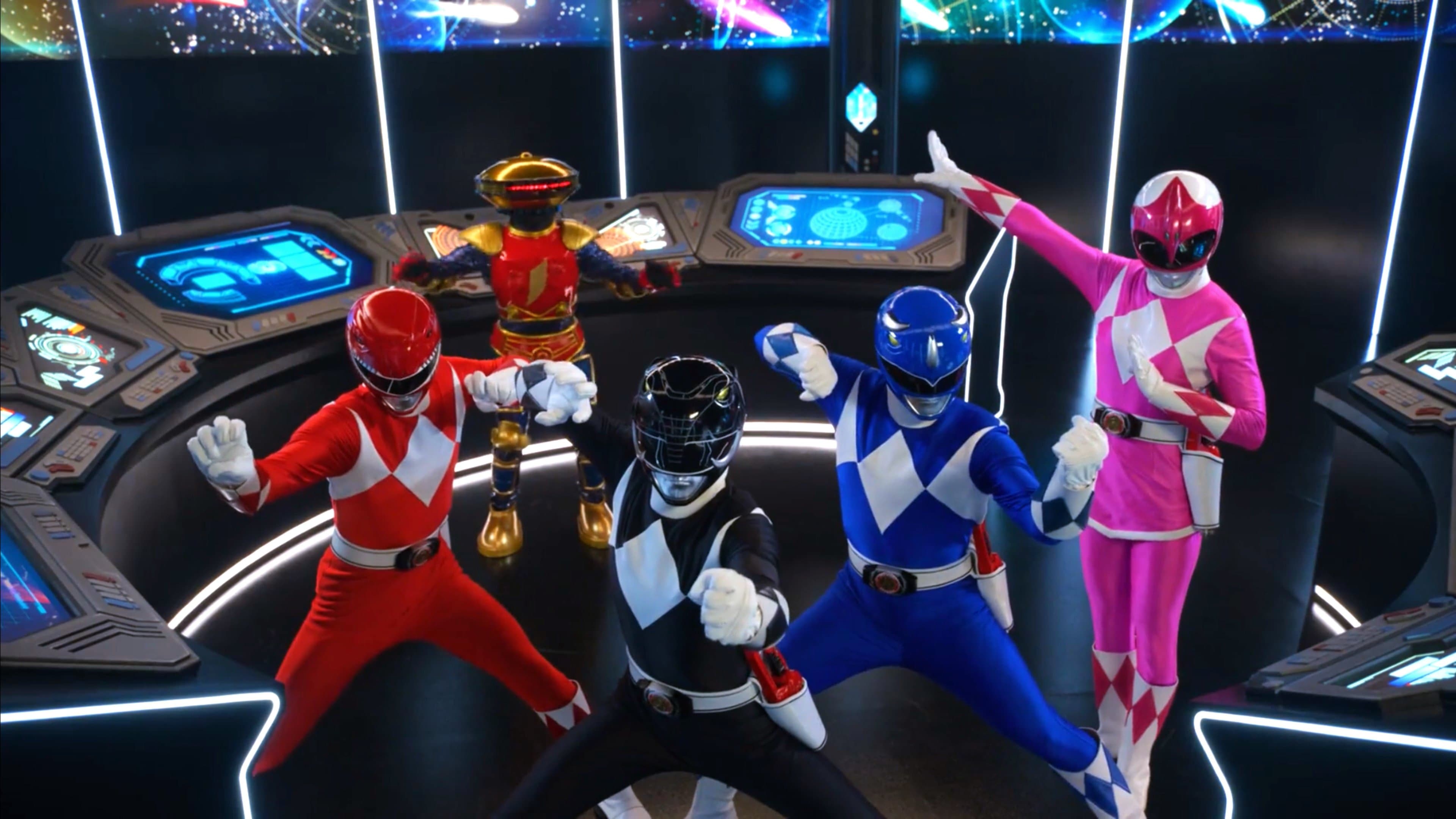 Póster oficial de la película Power Rangers: Ayer, hoy y siempre en alta calidad HD 4K