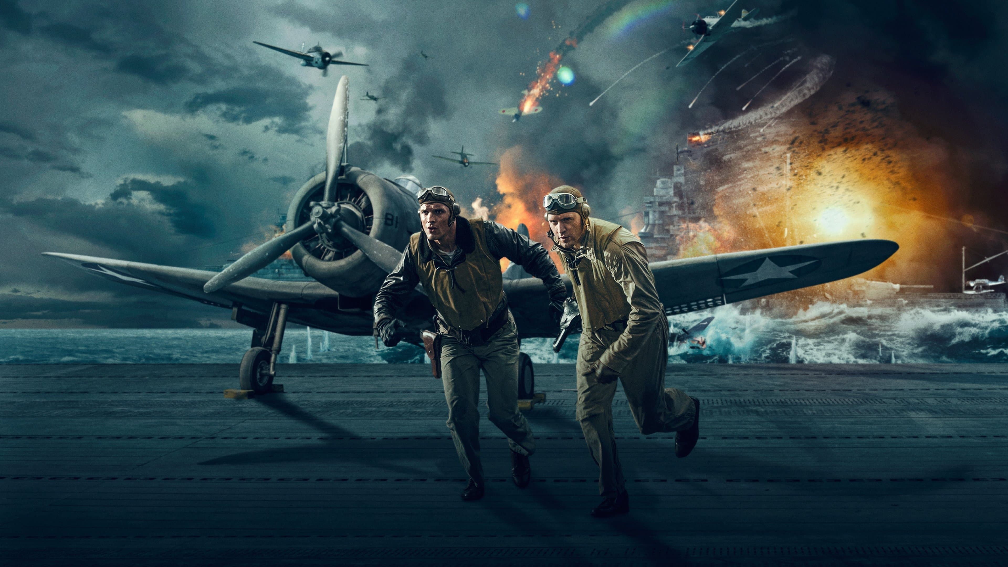 Póster oficial de la película Midway: Batalla en el Pacífico en alta calidad HD 4K