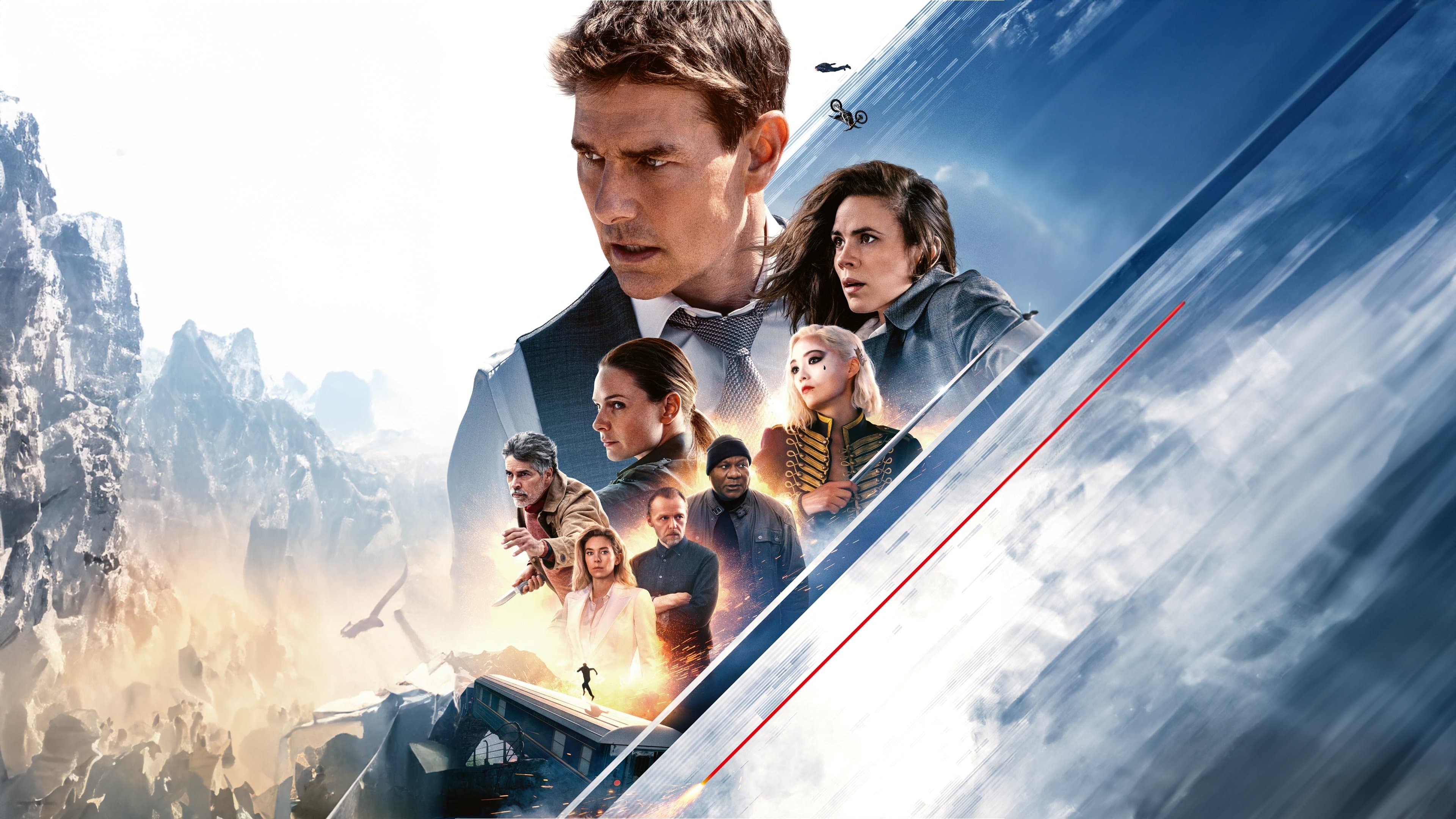 Póster oficial de la película Misión: Imposibe: Sentencia mortal - Parte uno en alta calidad HD 4K
