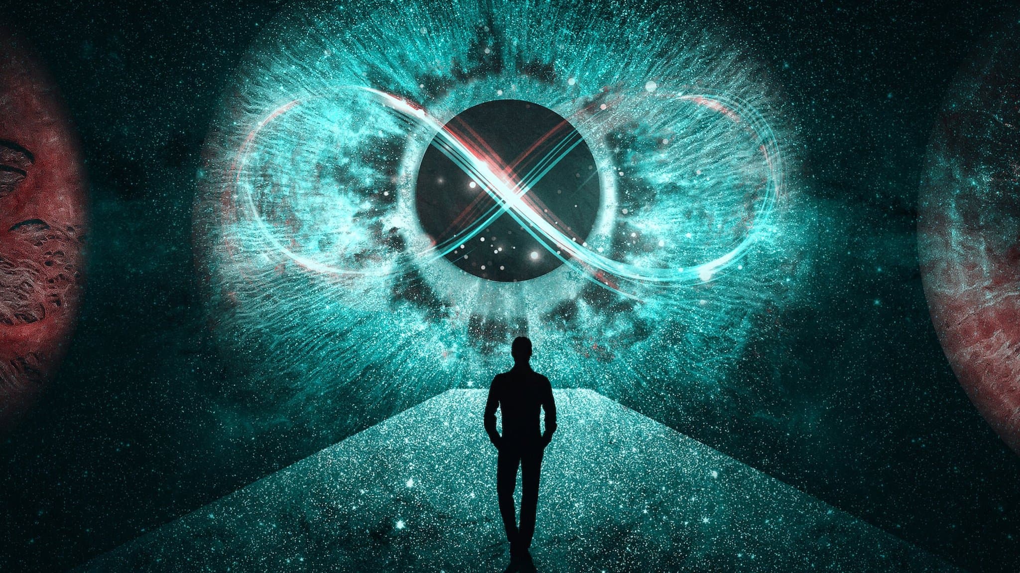 Póster oficial de la película Un viaje al infinito en alta calidad HD 4K