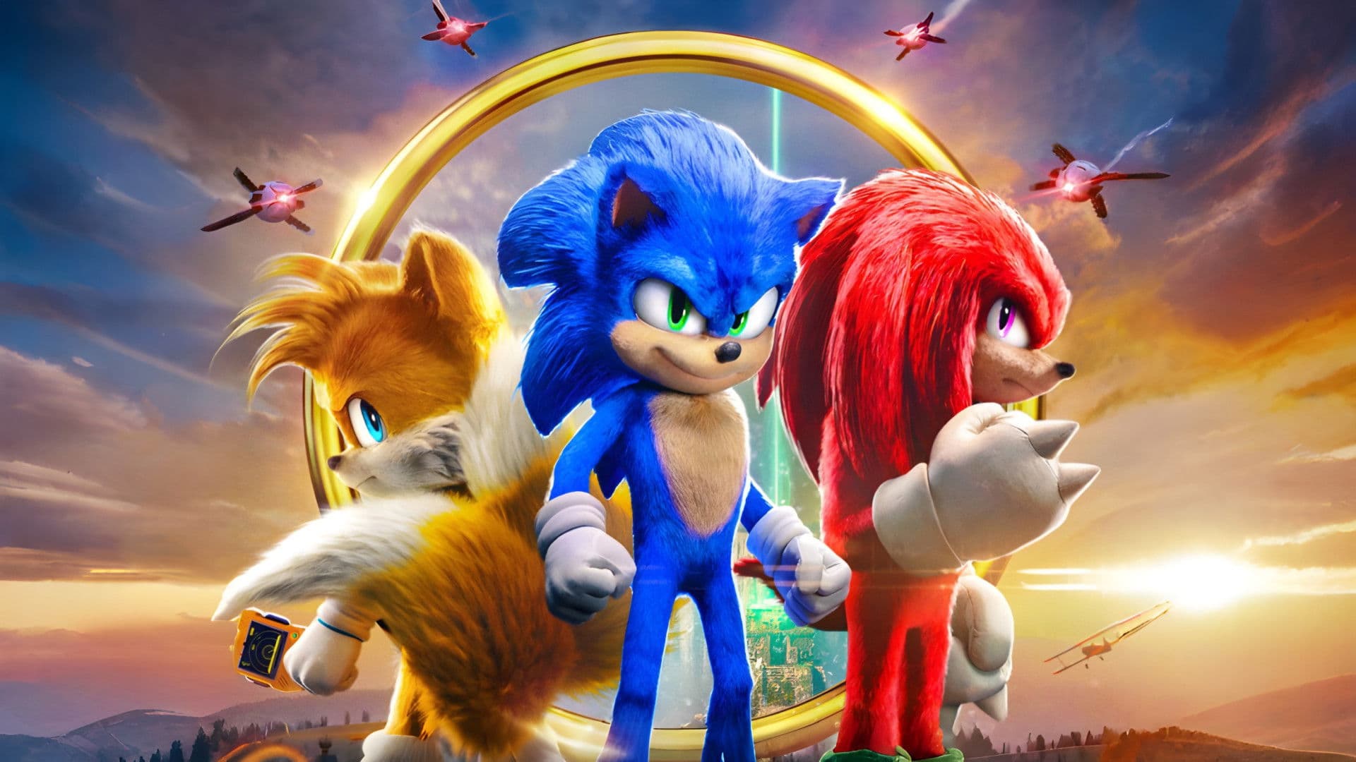 Póster oficial de la película Sonic 2: La película en alta calidad HD 4K