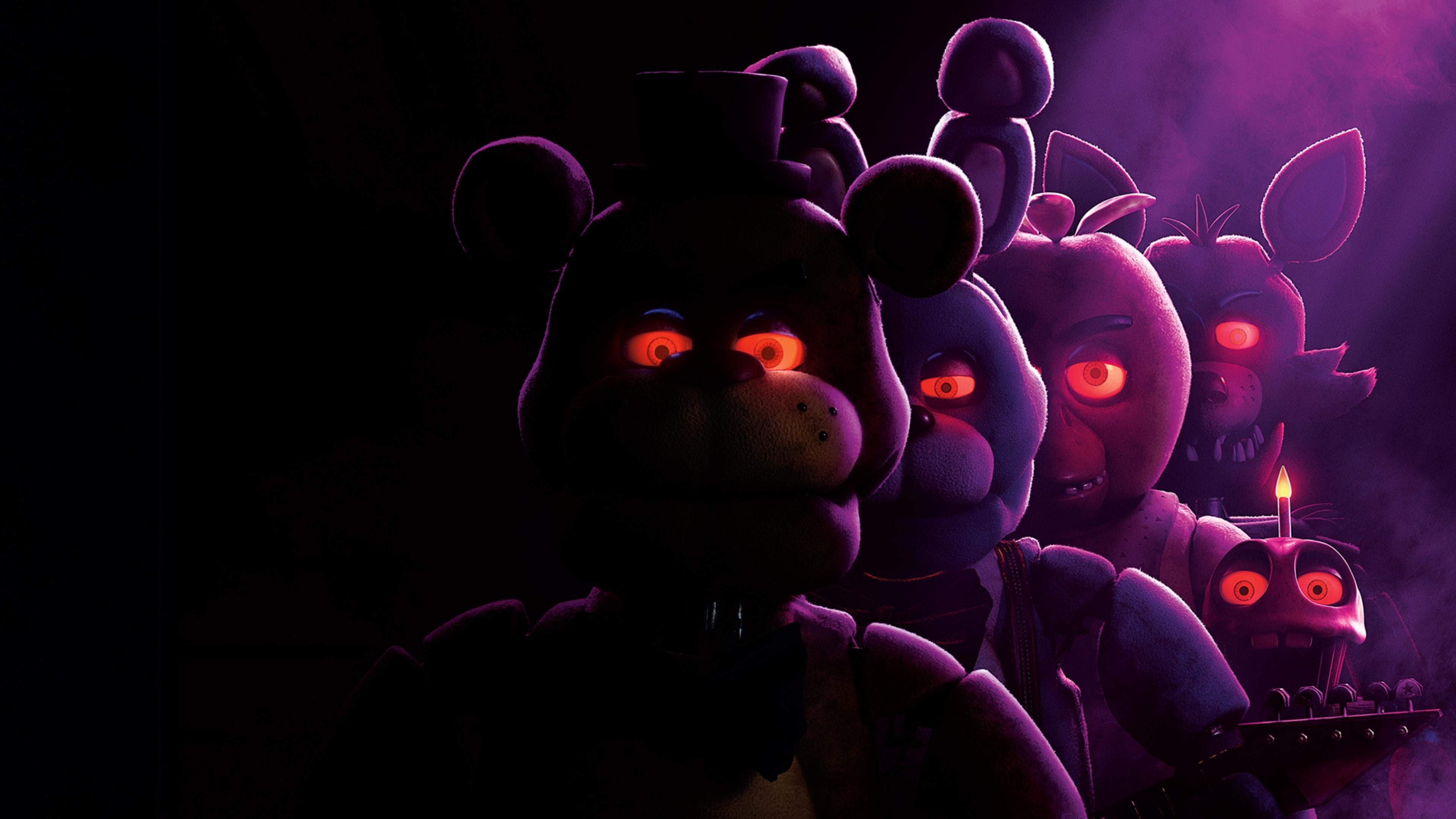 Póster oficial de la película Five Nights at Freddy's en alta calidad HD 4K