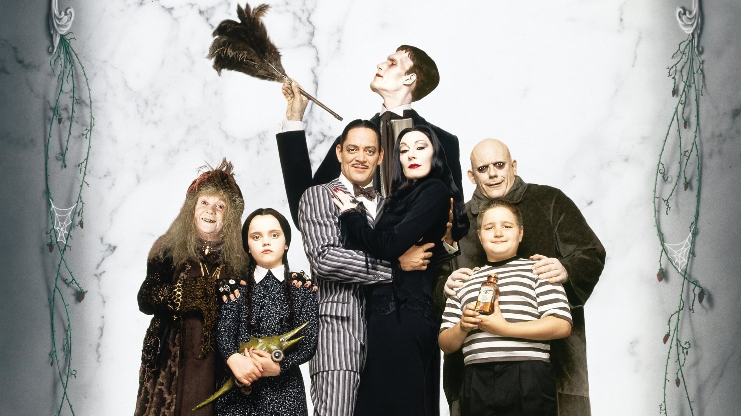 Póster oficial de la película La familia Addams en alta calidad HD 4K