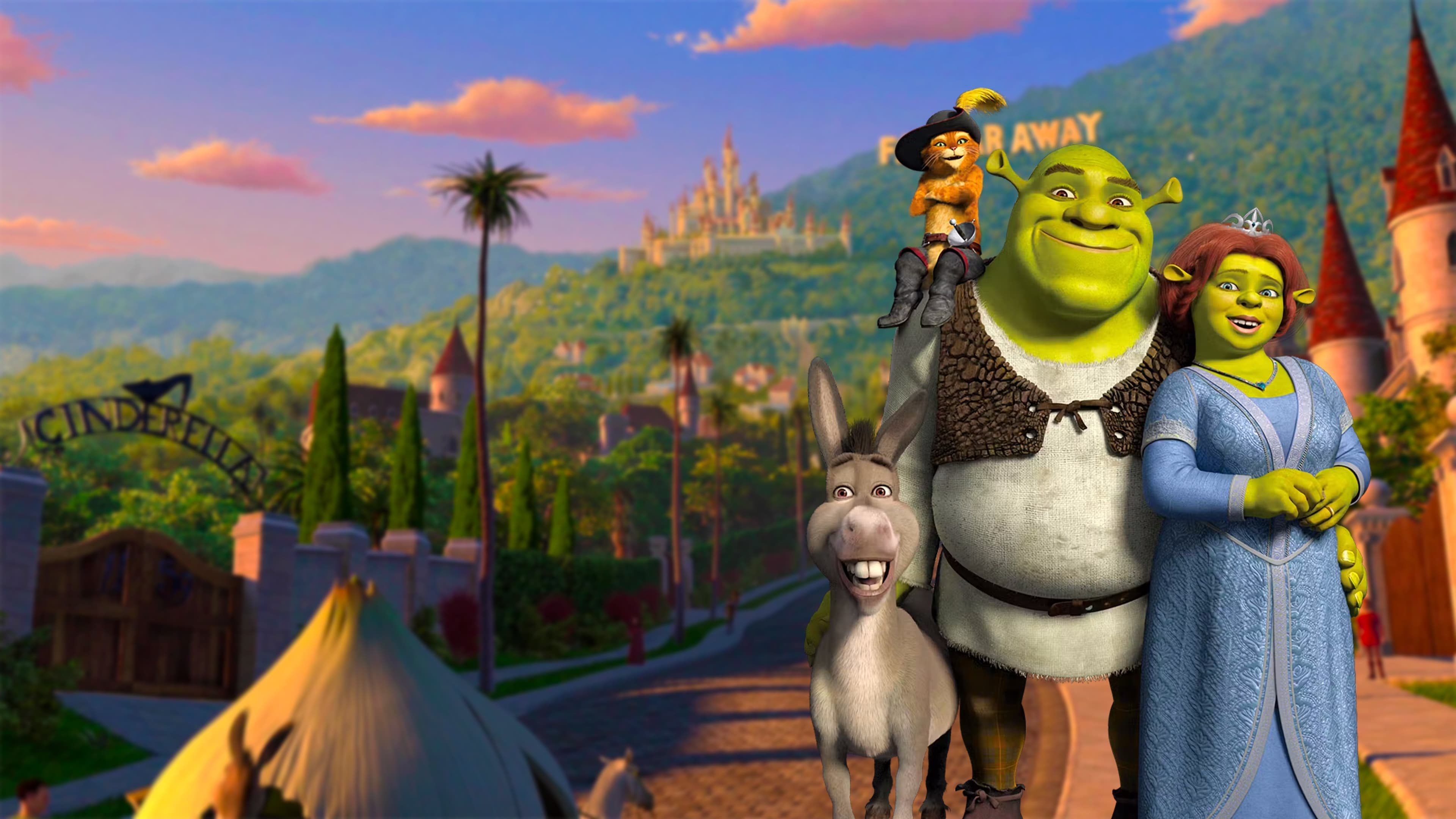 Póster oficial de la película Shrek 2 en alta calidad HD 4K