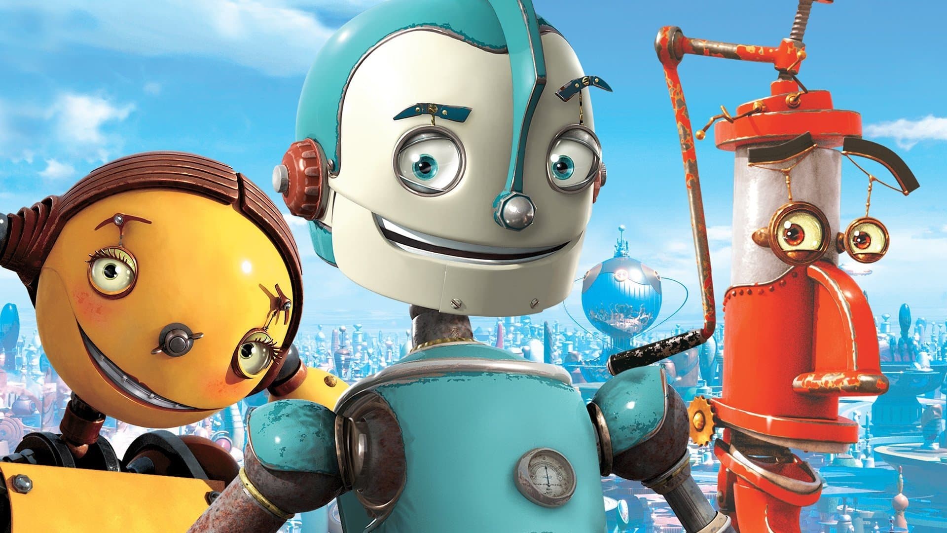 Póster oficial de la película Robots en alta calidad HD 4K