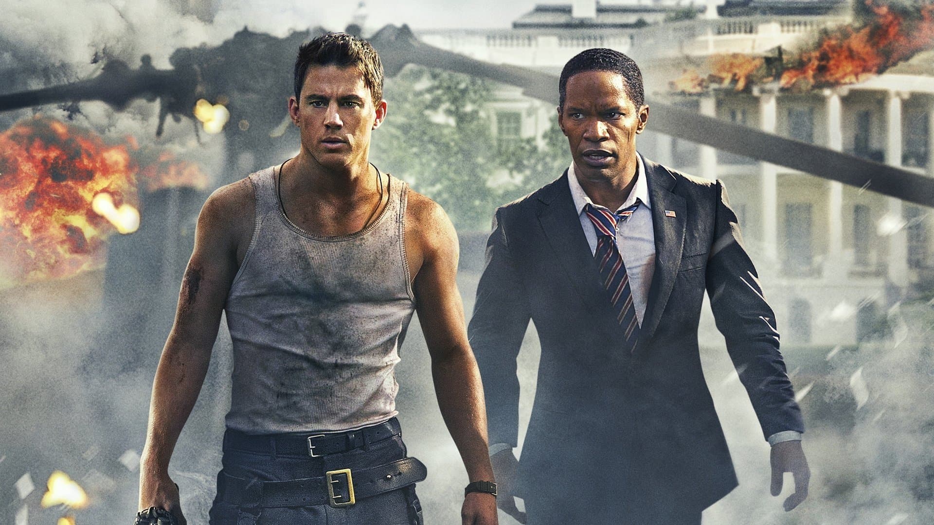Póster oficial de la película La caída de la Casa Blanca en alta calidad HD 4K