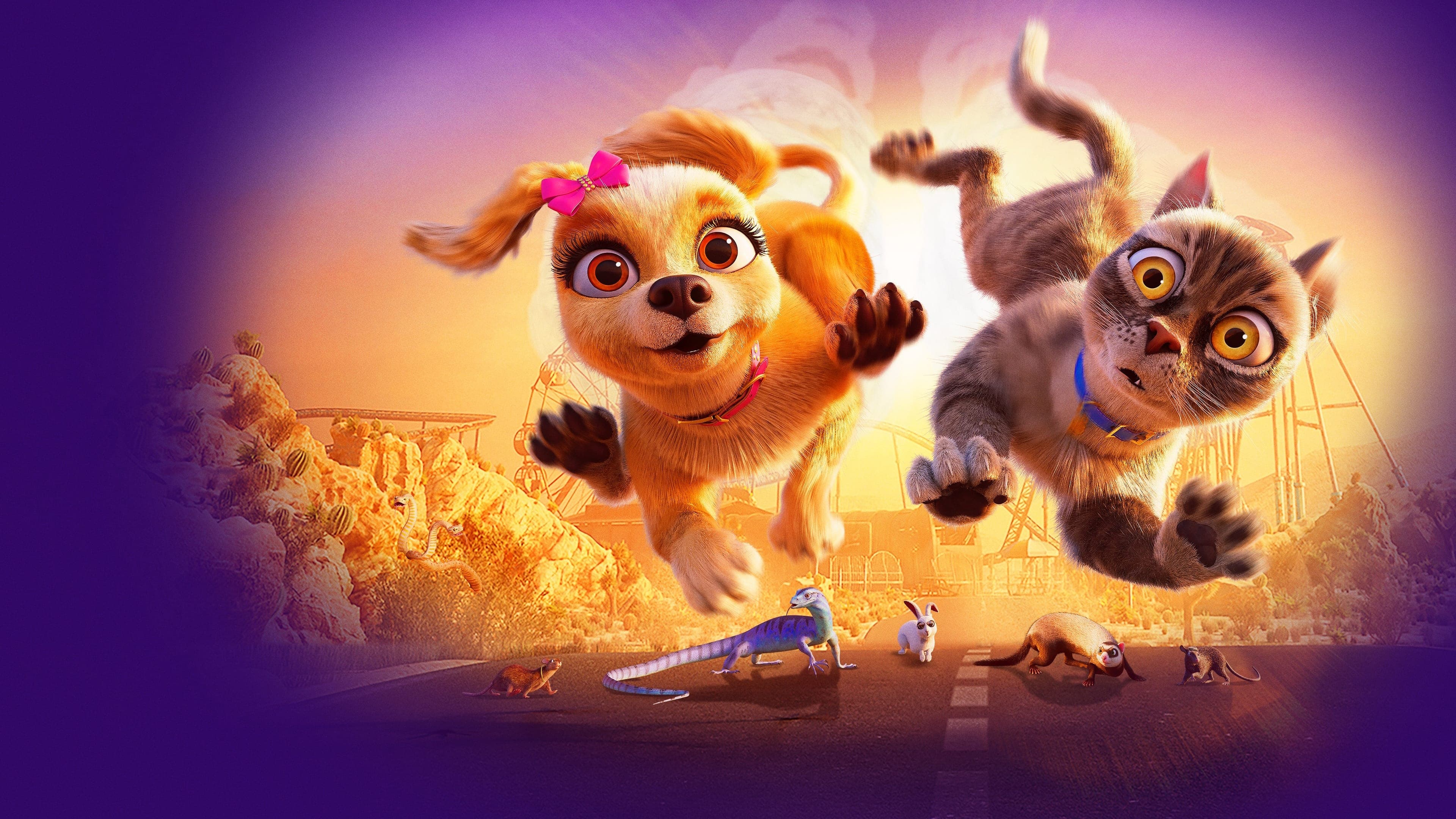 Póster oficial de la película Mascotas en apuros en alta calidad HD 4K