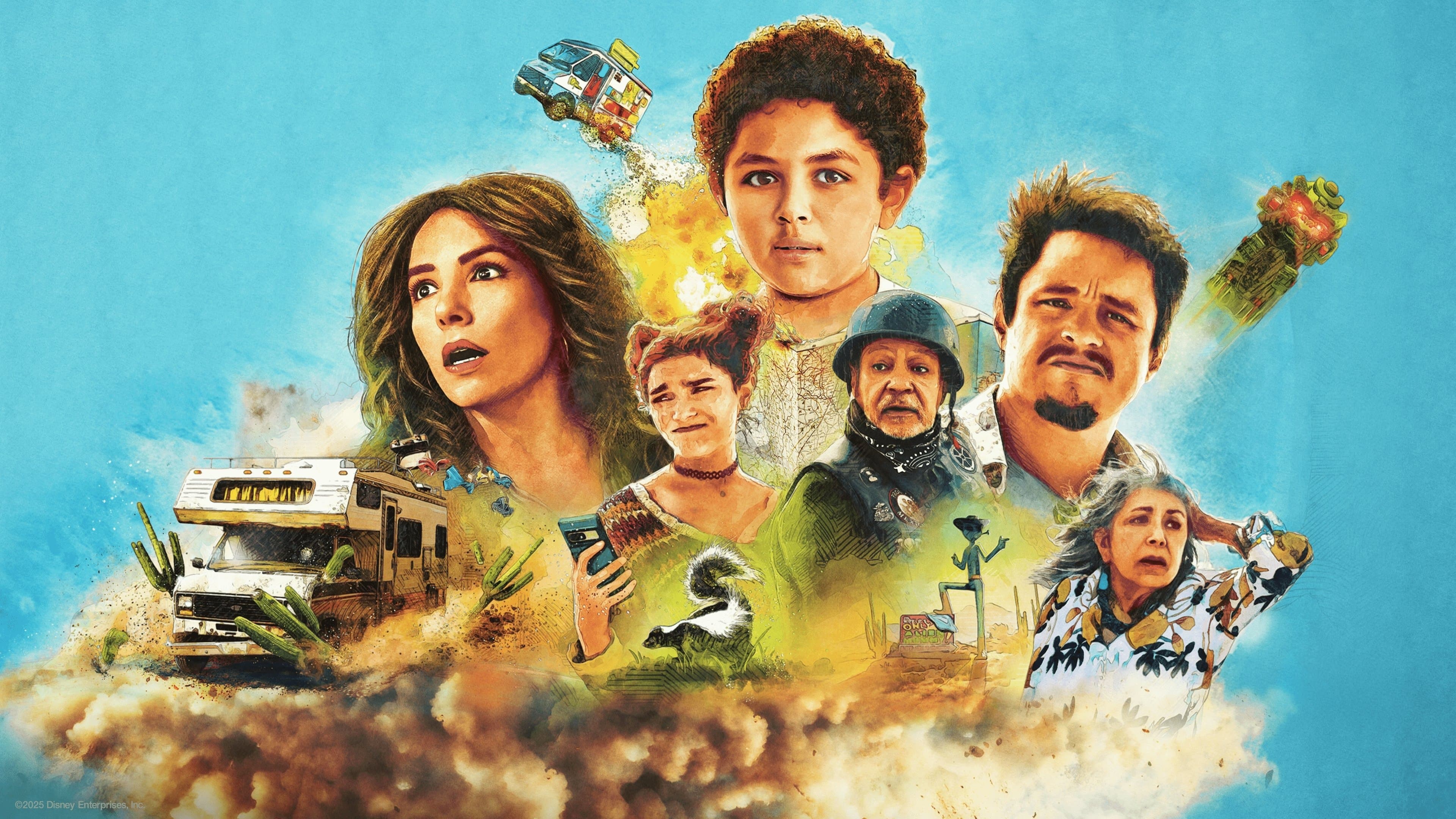 Póster oficial de la película Alexander y el viaje terrible, horrible, espantoso, horroroso en alta calidad HD 4K