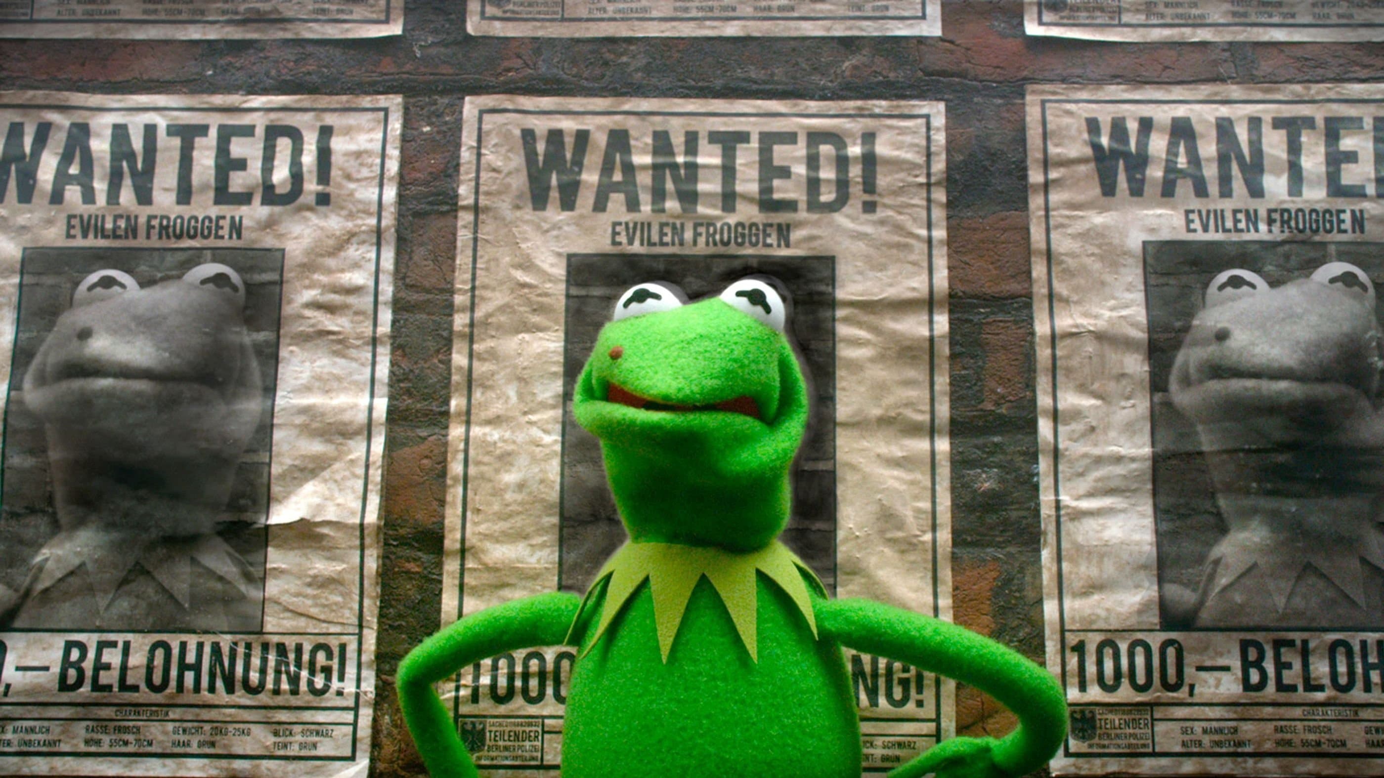 Póster oficial de la película Muppets 2: Los más buscados en alta calidad HD 4K