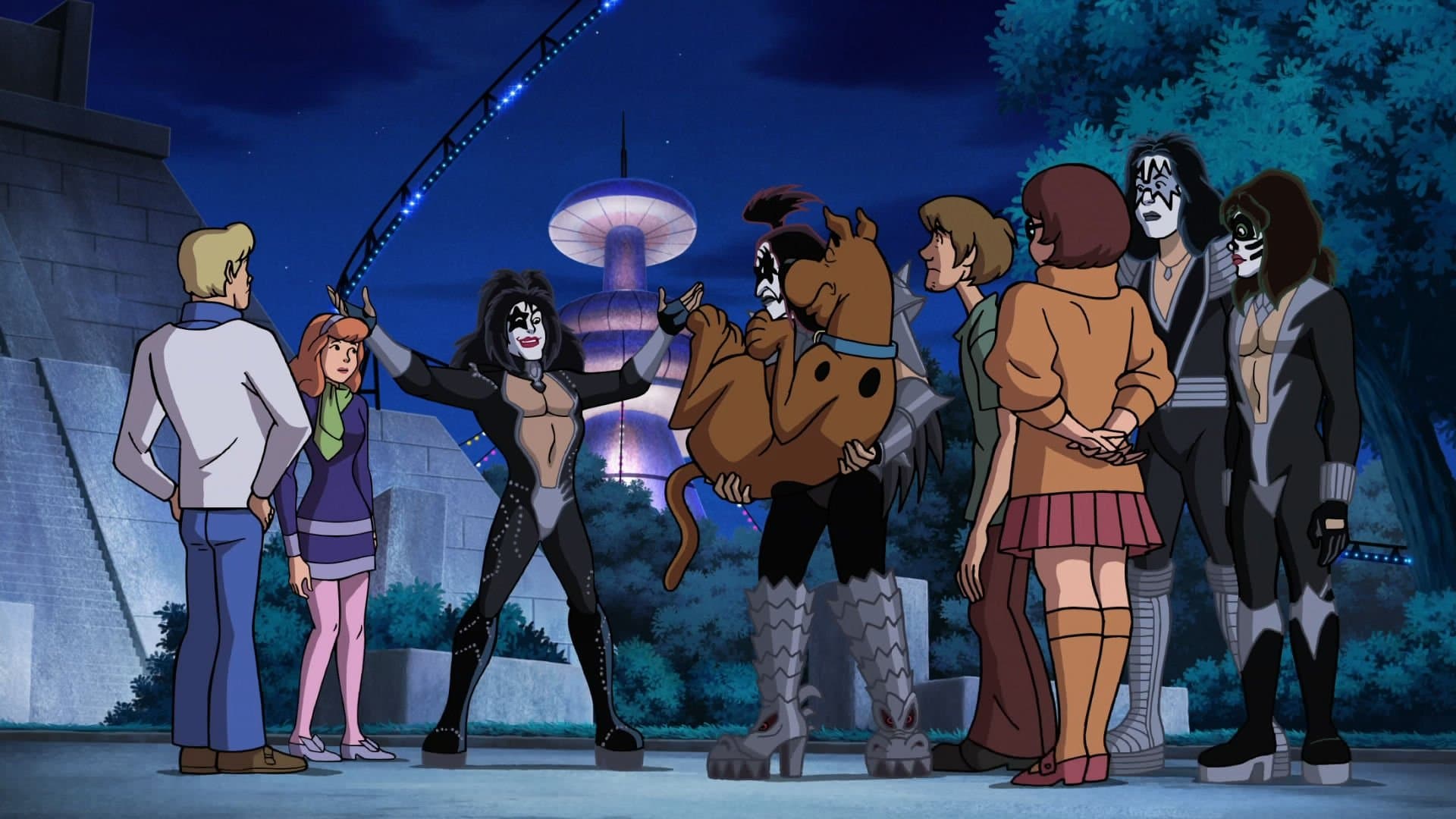 Póster oficial de la película Scooby-Doo y Kiss: Misterio del Rock and Roll en alta calidad HD 4K