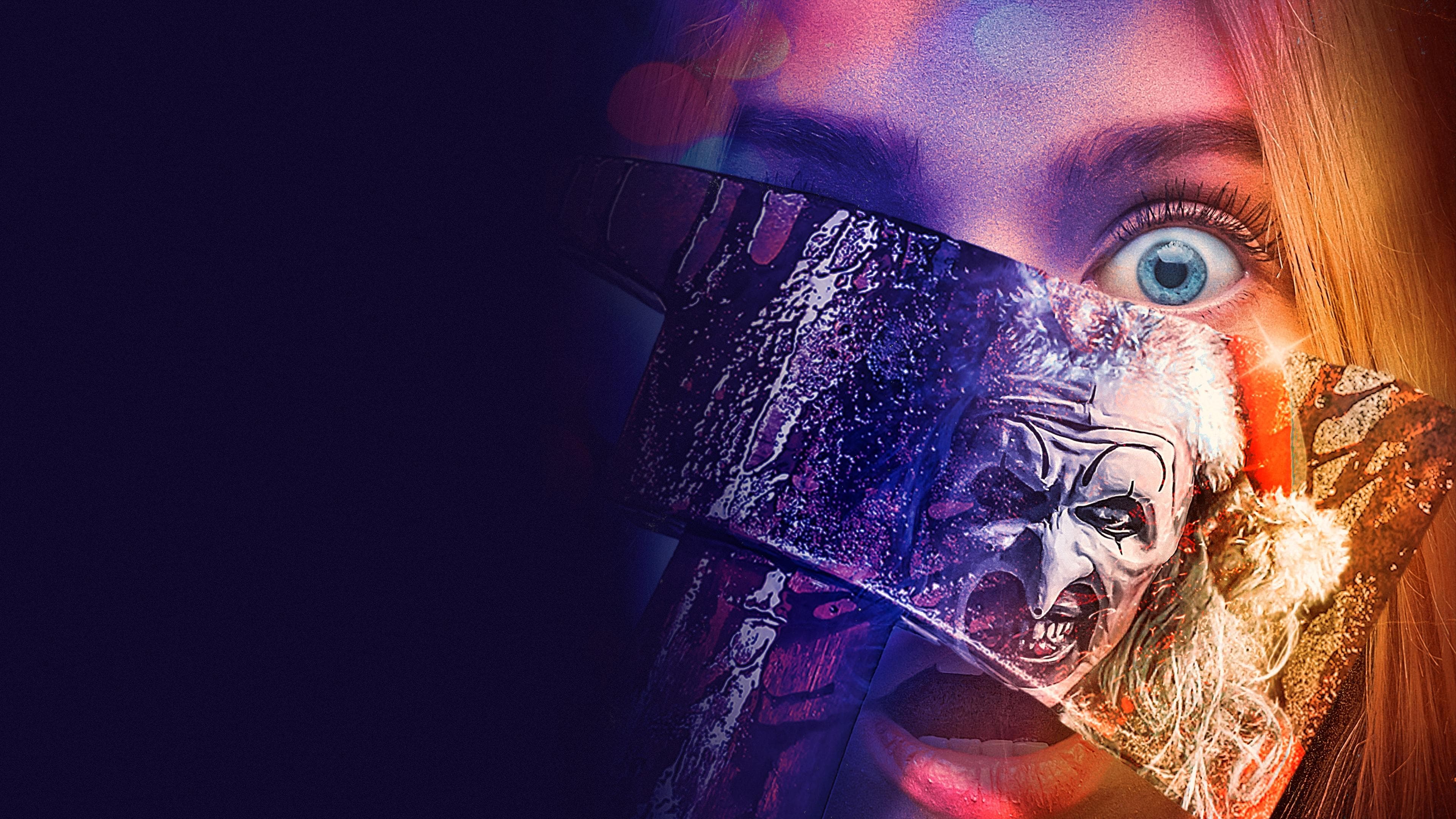 Póster oficial de la película Terrifier 3: Payaso siniestro en alta calidad HD 4K