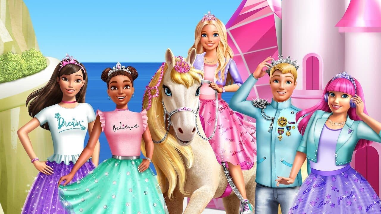 Póster oficial de la película Barbie: Aventura de Princesa en alta calidad HD 4K