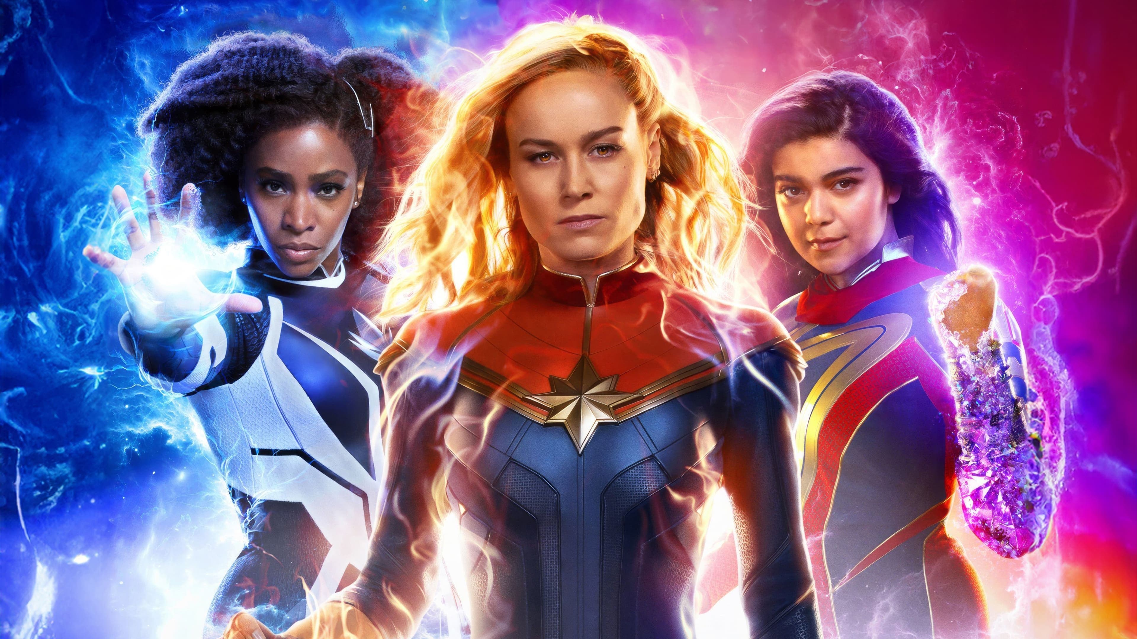 Póster oficial de la película The Marvels en alta calidad HD 4K