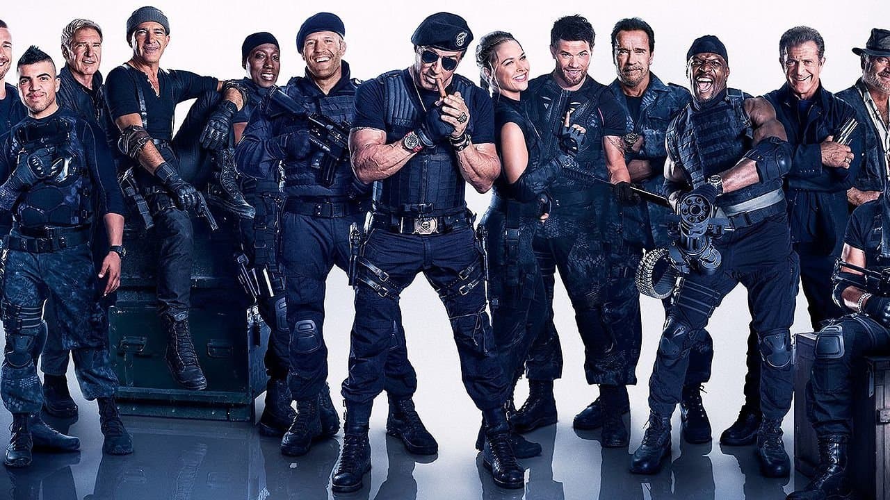 Póster oficial de la película Los indestructibles 3 en alta calidad HD 4K