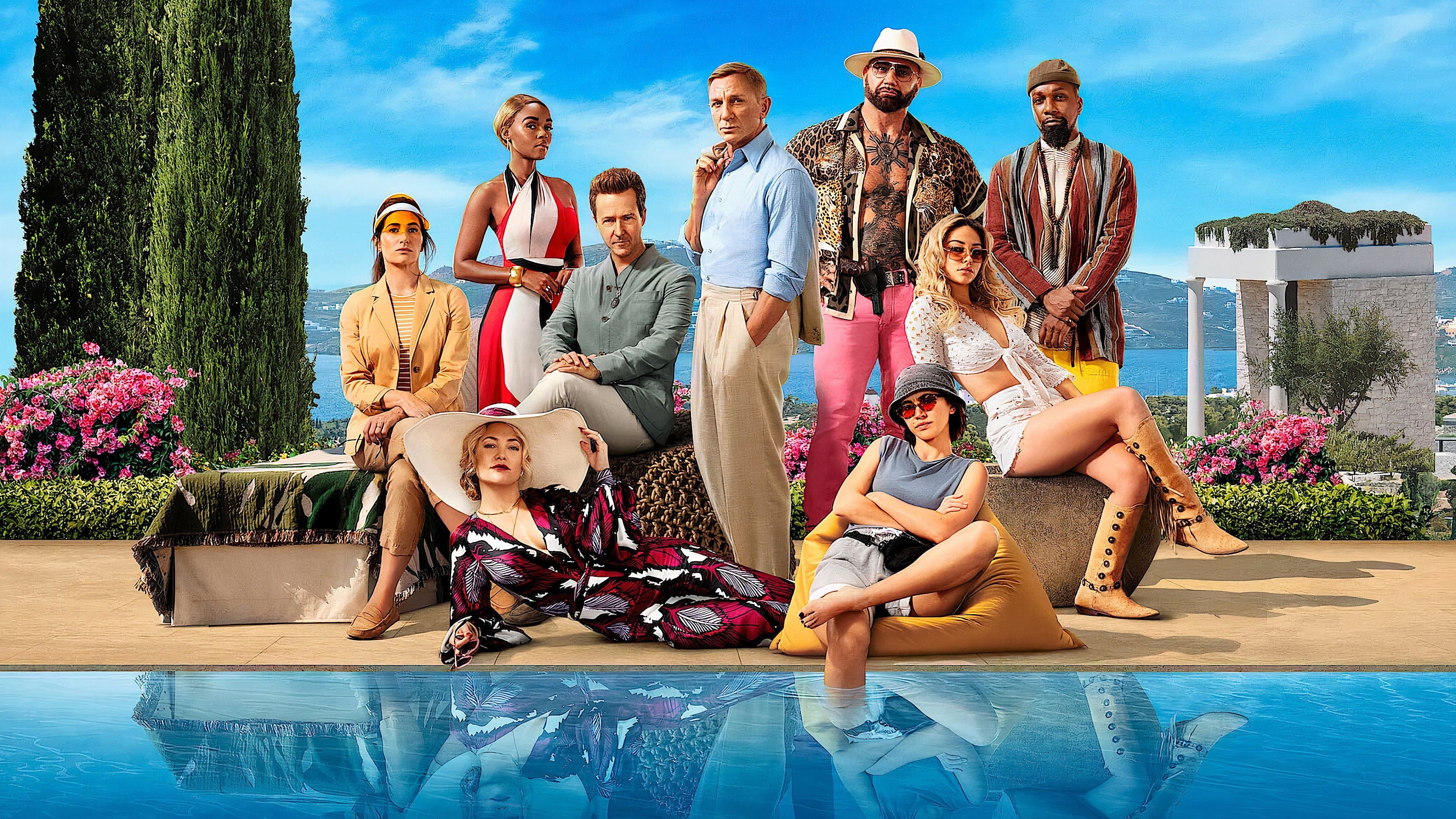 Póster oficial de la película Glass Onion: Un misterio de Knives Out en alta calidad HD 4K