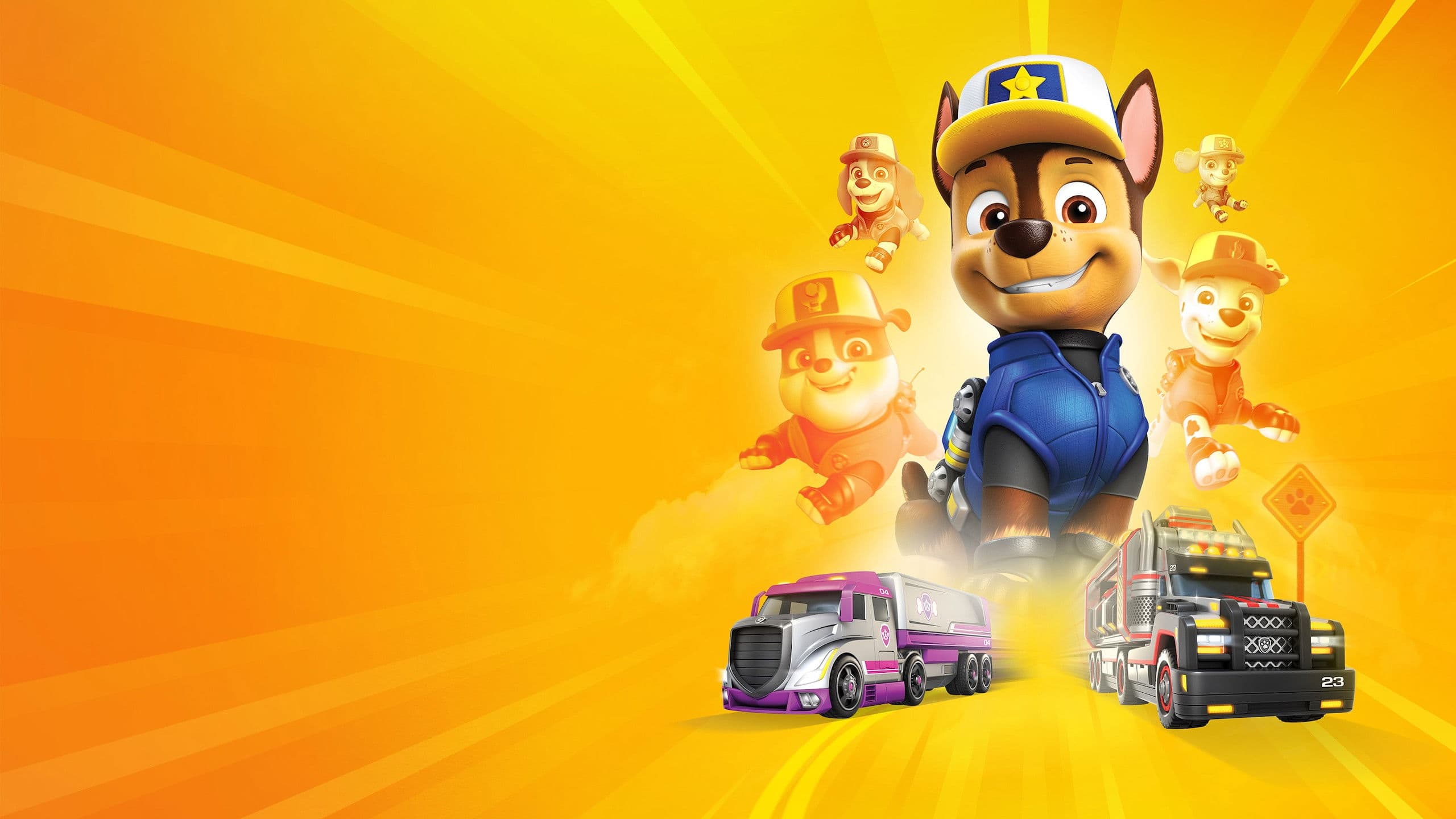 Póster oficial de la película PAW Patrol: Big Truck Pups en alta calidad HD 4K