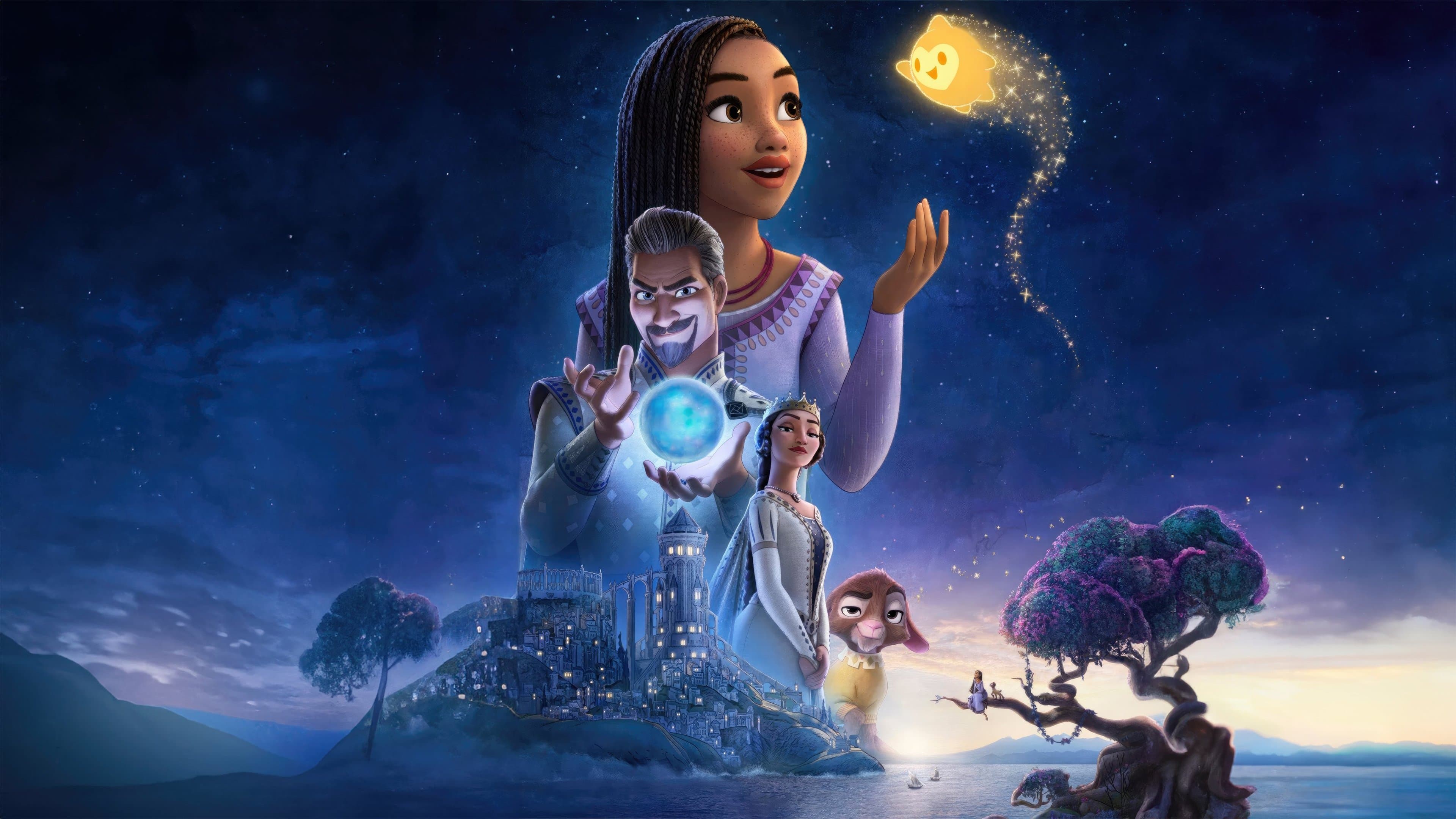 Póster oficial de la película Wish: El poder de los deseos en alta calidad HD 4K