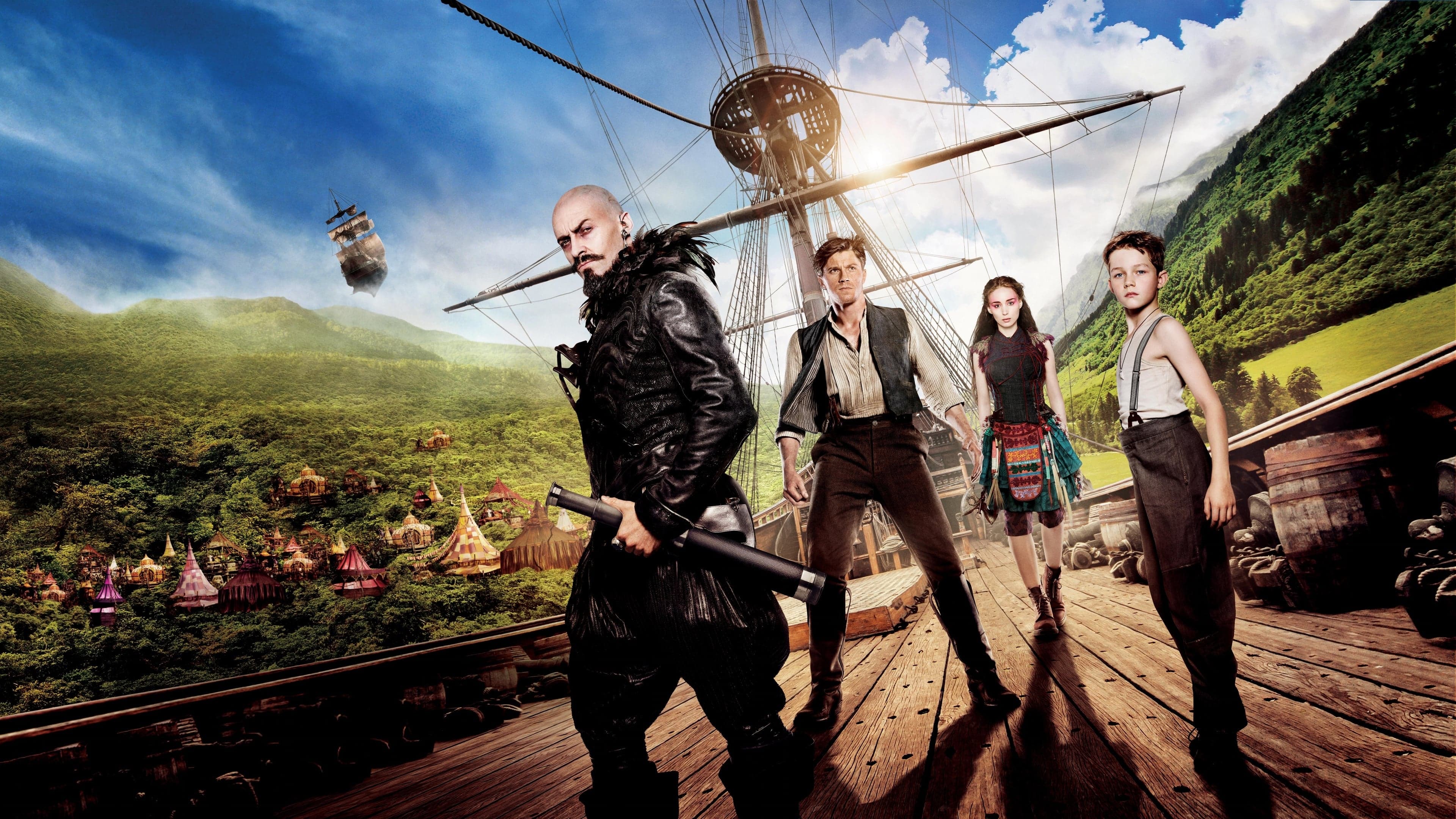 Póster oficial de la película Pan: Viaje a Nunca Jamás en alta calidad HD 4K