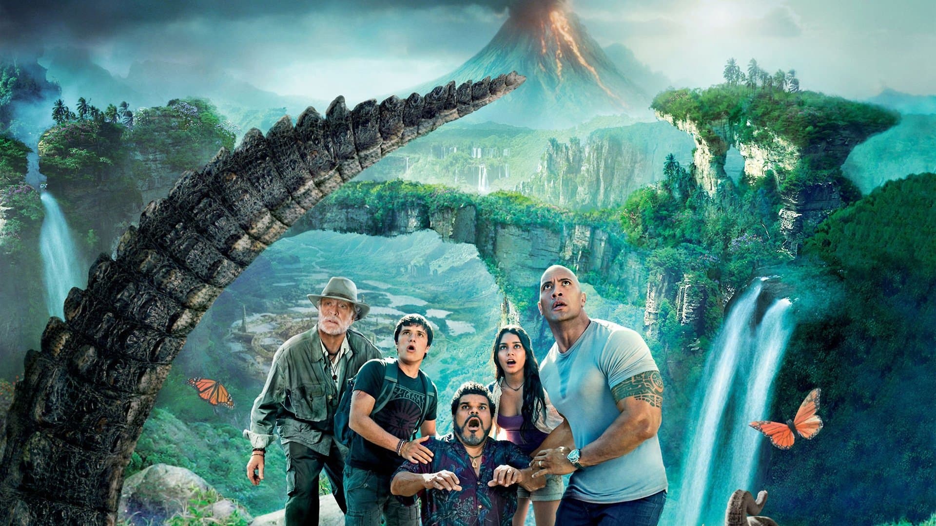 Póster oficial de la película Viaje 2: La isla misteriosa en alta calidad HD 4K