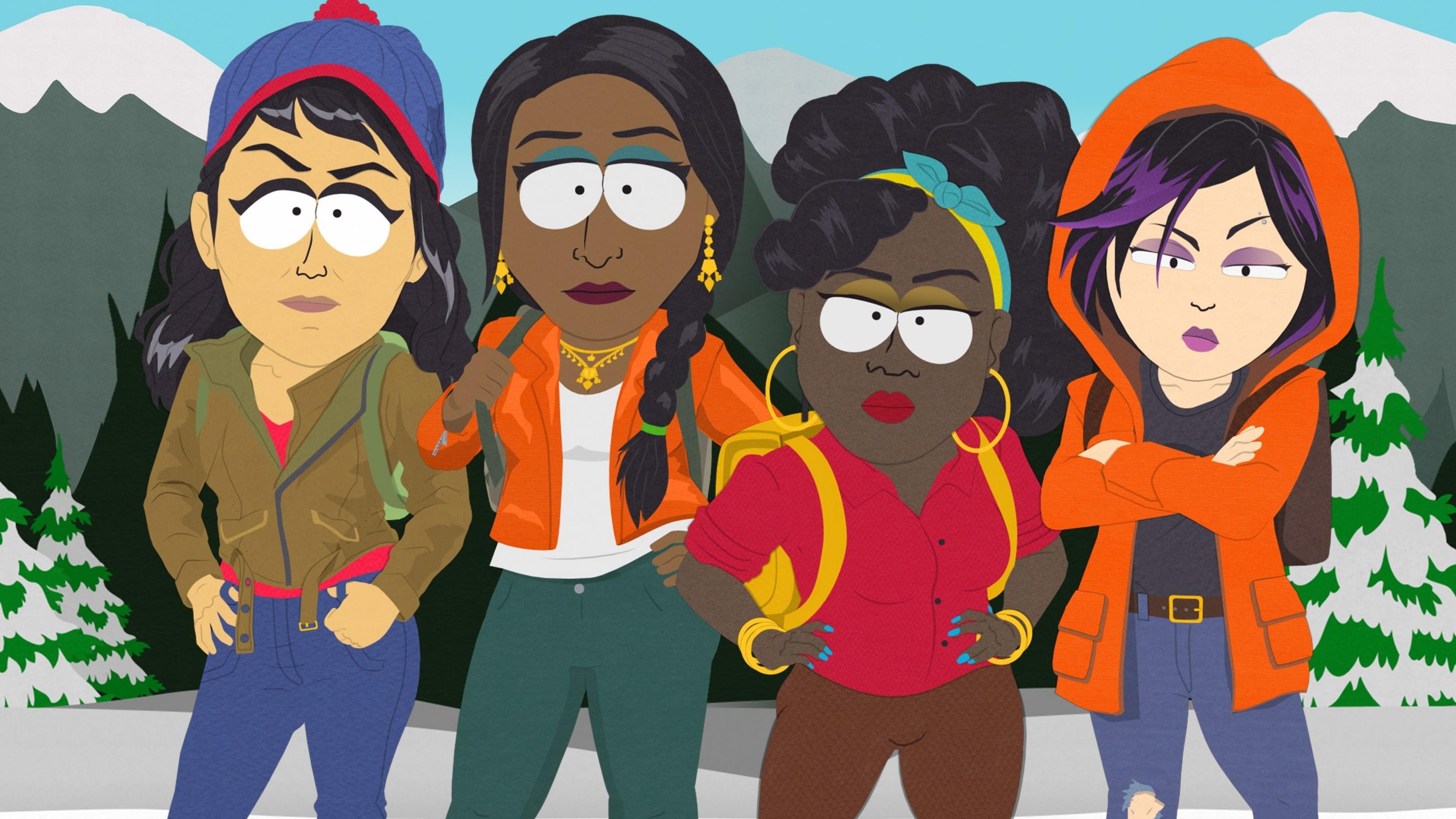 Póster oficial de la película South Park: Entrando al Panderverso en alta calidad HD 4K