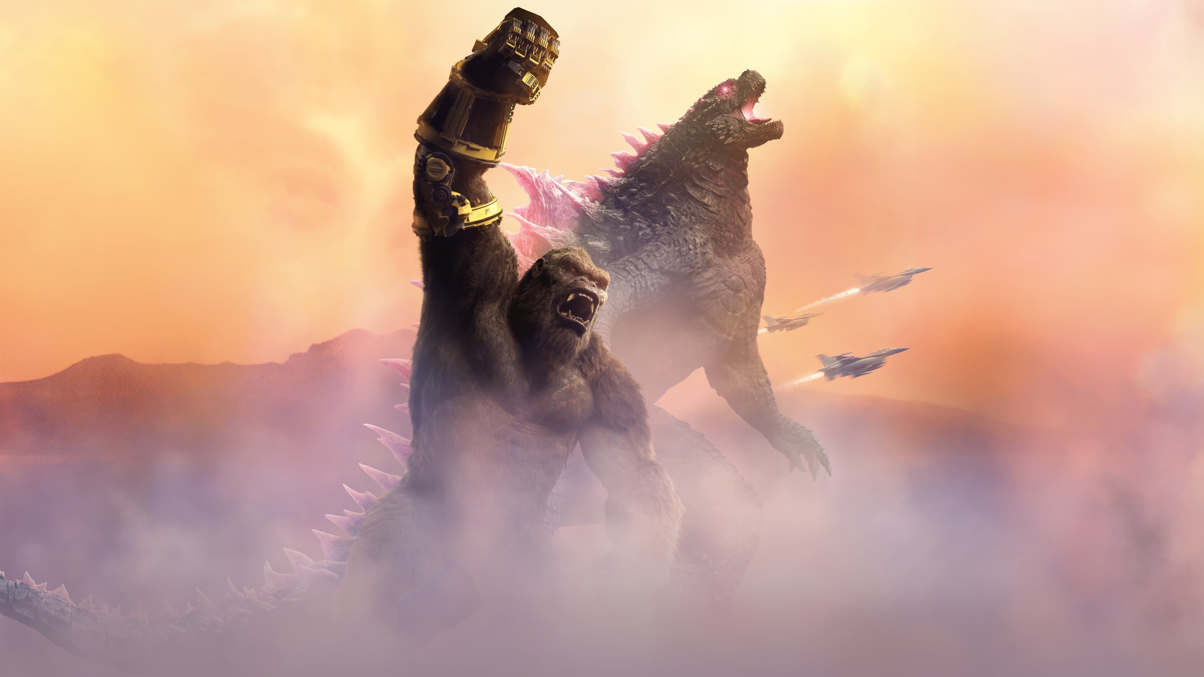 Póster oficial de la película Godzilla y Kong: El nuevo imperio en alta calidad HD 4K