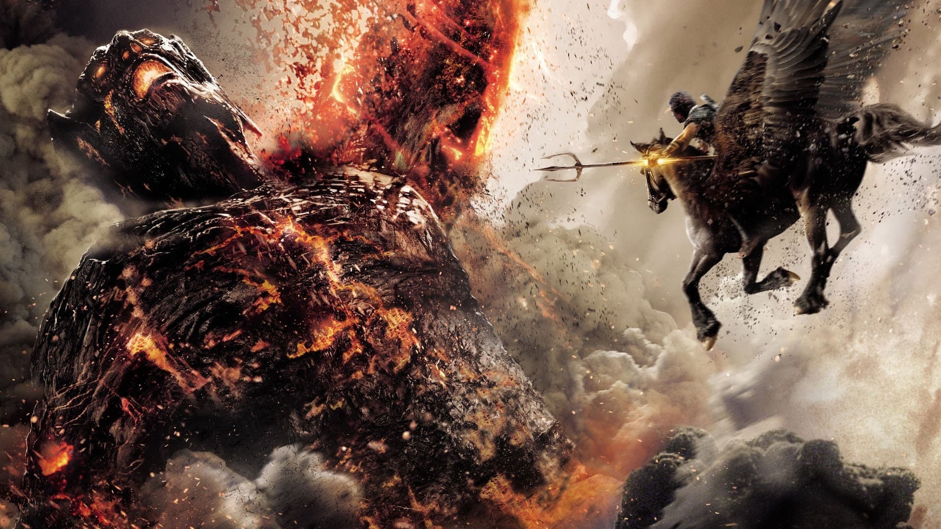 Póster oficial de la película Furia de titanes 2 en alta calidad HD 4K