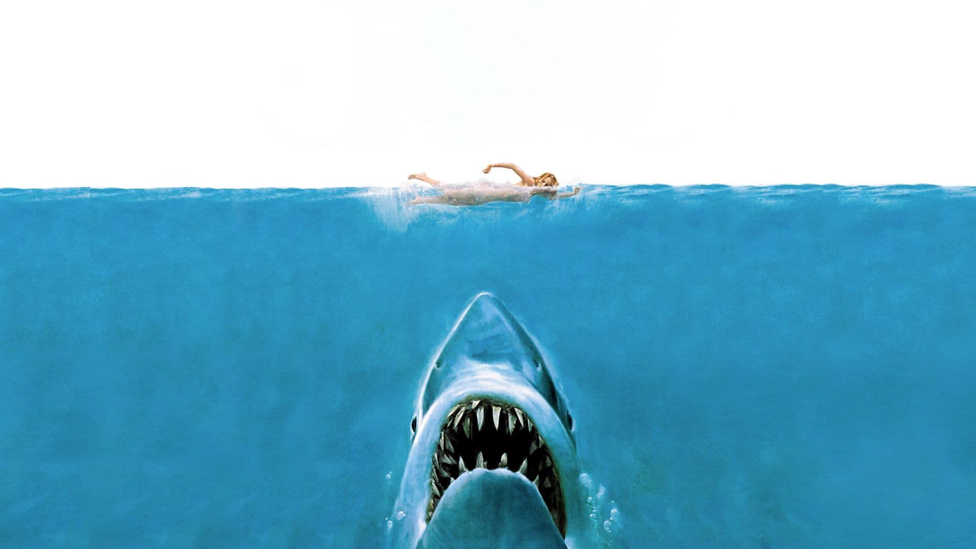 Póster oficial de la película Tiburón en alta calidad HD 4K