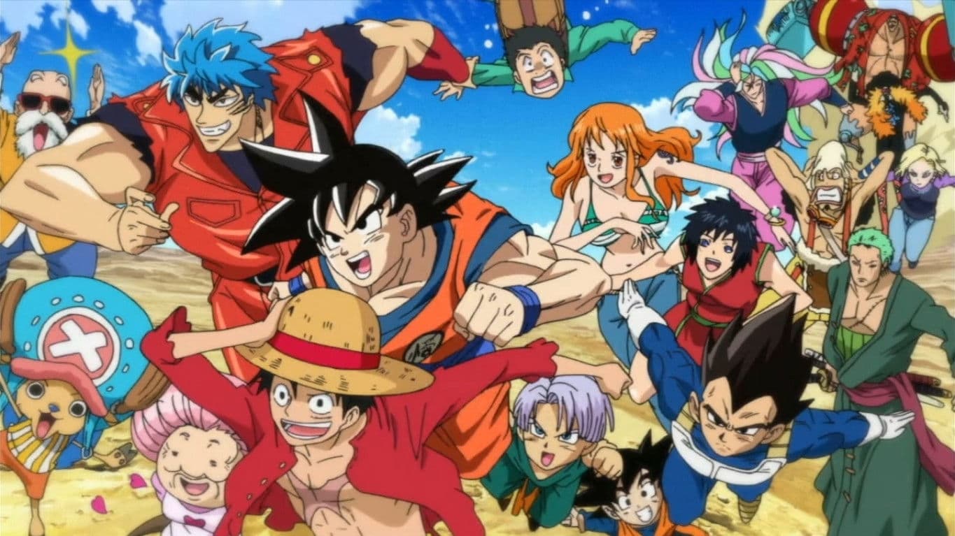 Póster oficial de la película Toriko y One Piece y Dragon Ball Z en alta calidad HD 4K