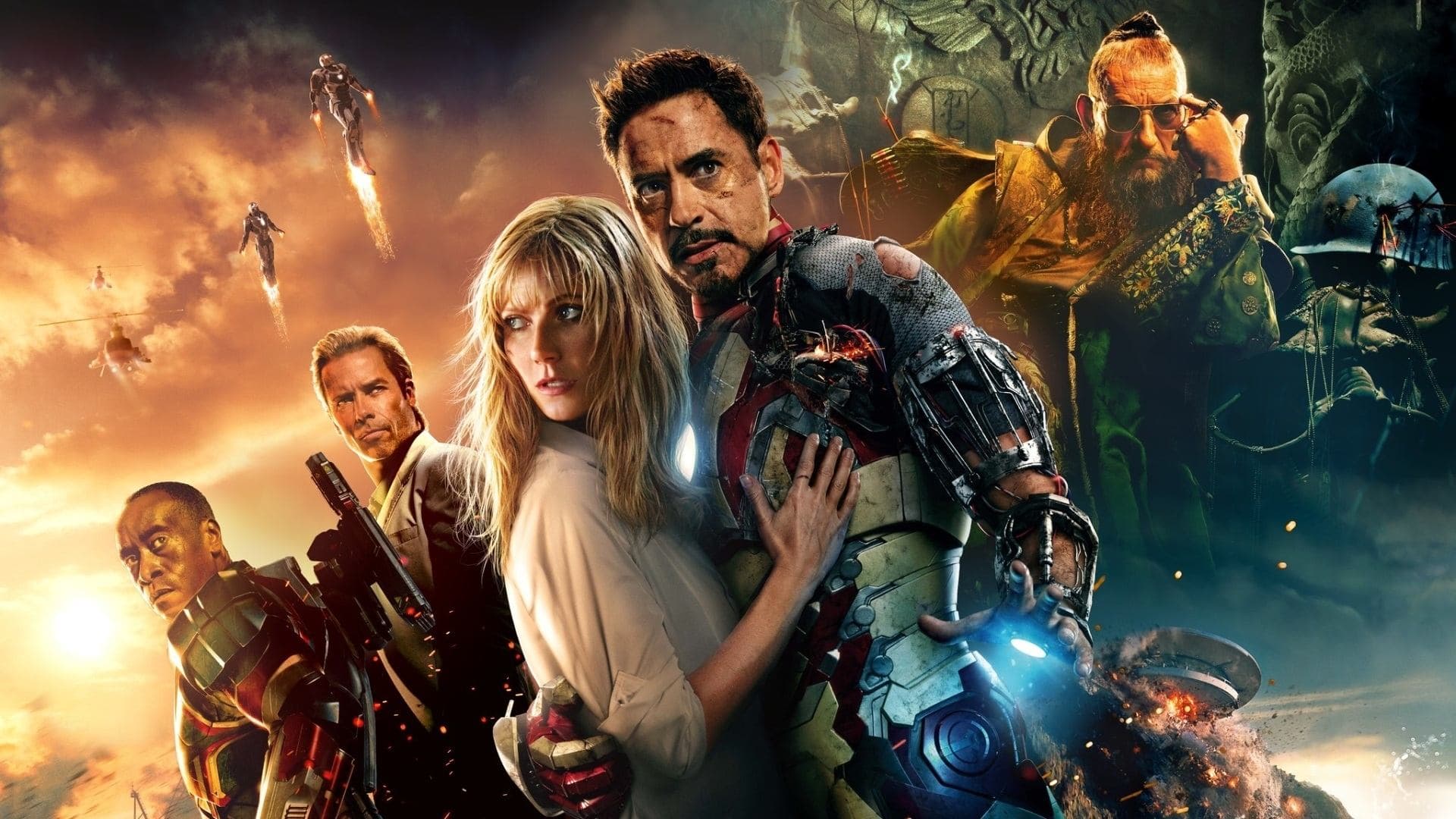 Póster oficial de la película Iron Man 3 en alta calidad HD 4K