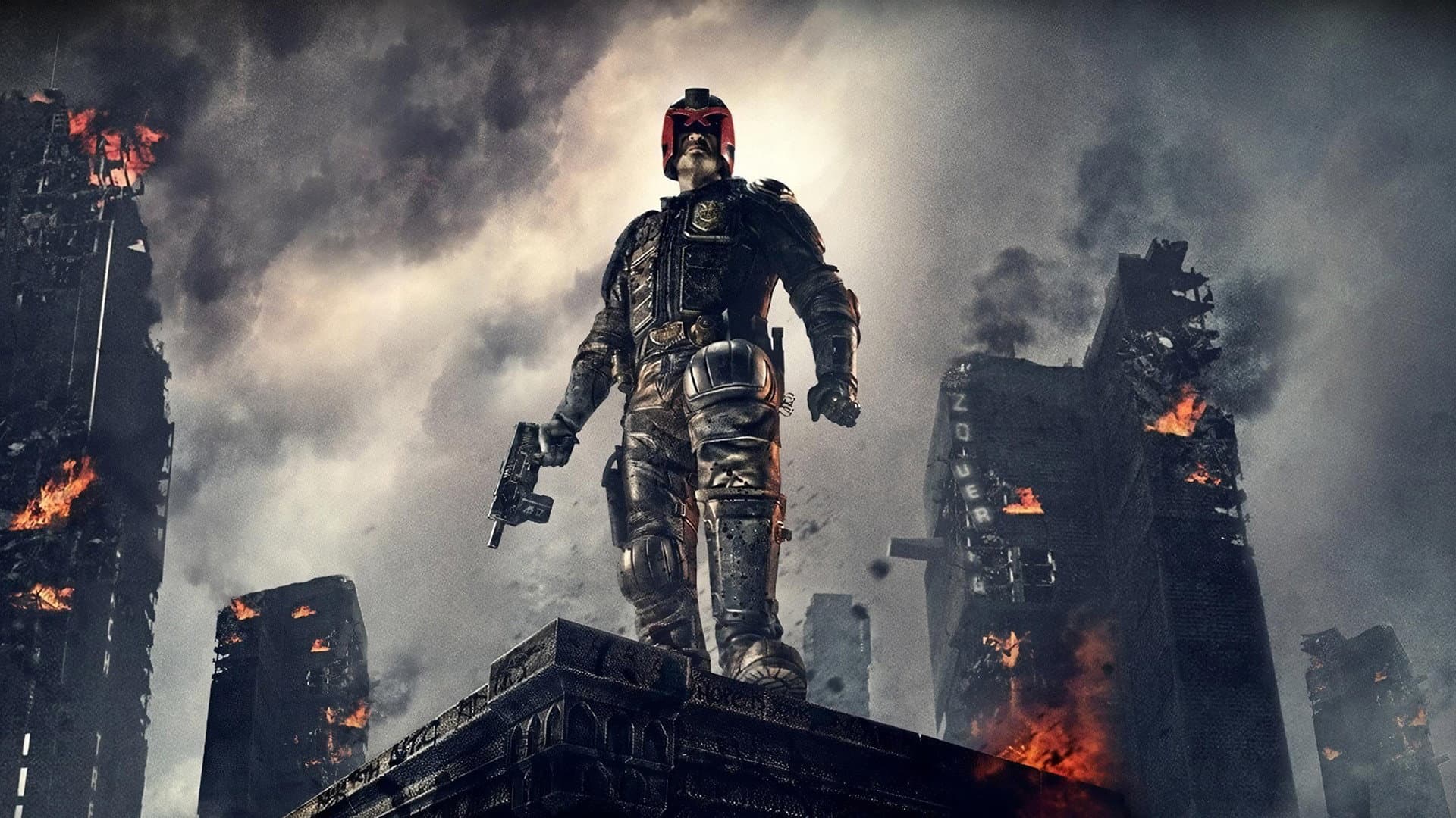 Póster oficial de la película Dredd en alta calidad HD 4K