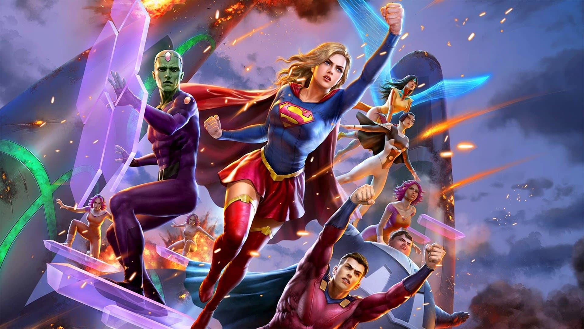 Póster oficial de la película Legión de superhéroes en alta calidad HD 4K