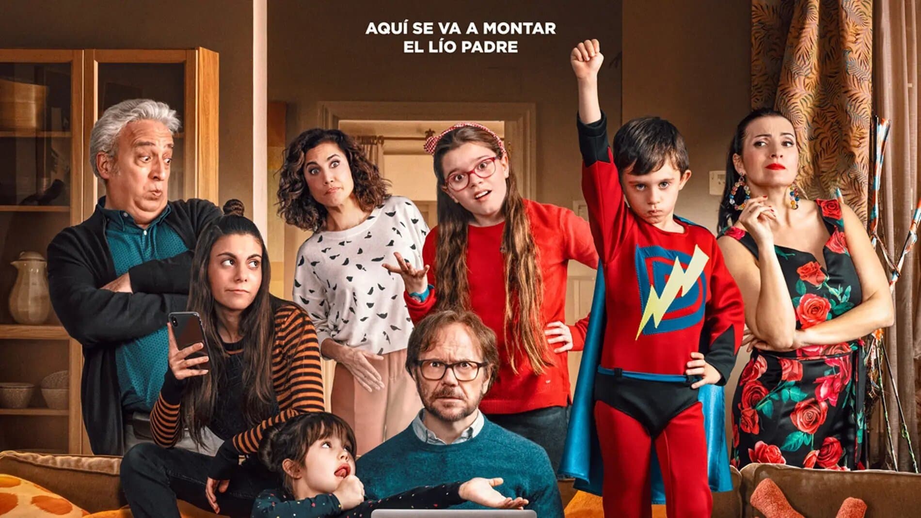 Póster oficial de la película Padre no hay más que uno en alta calidad HD 4K