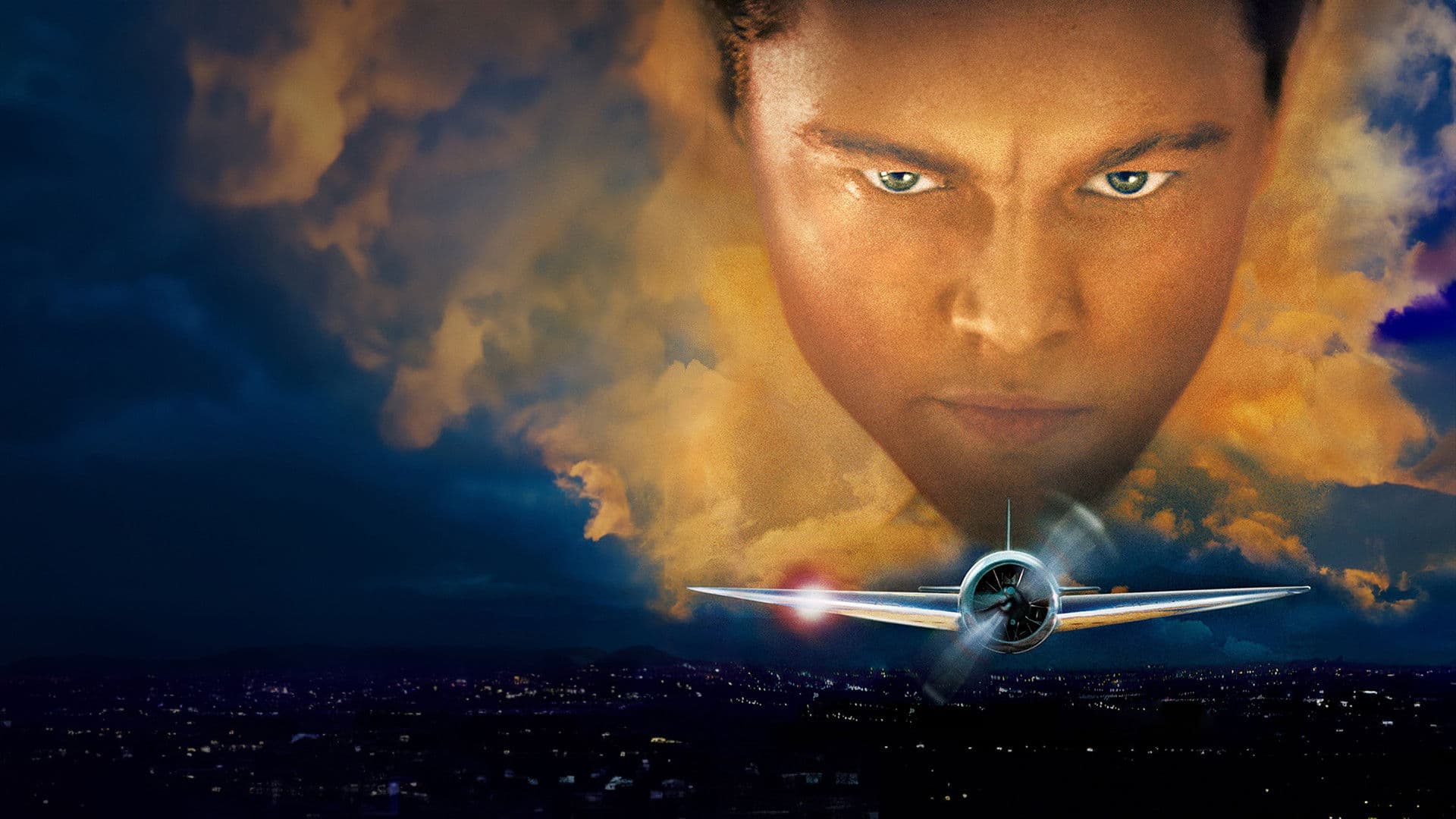 Póster oficial de la película El aviador en alta calidad HD 4K