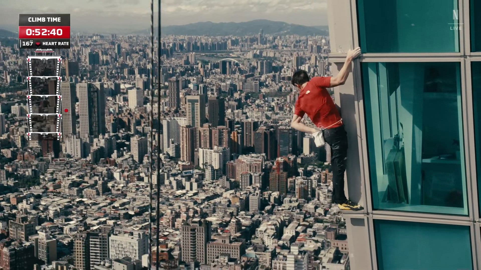 Póster oficial de la película Skyscraper Live en alta calidad HD 4K