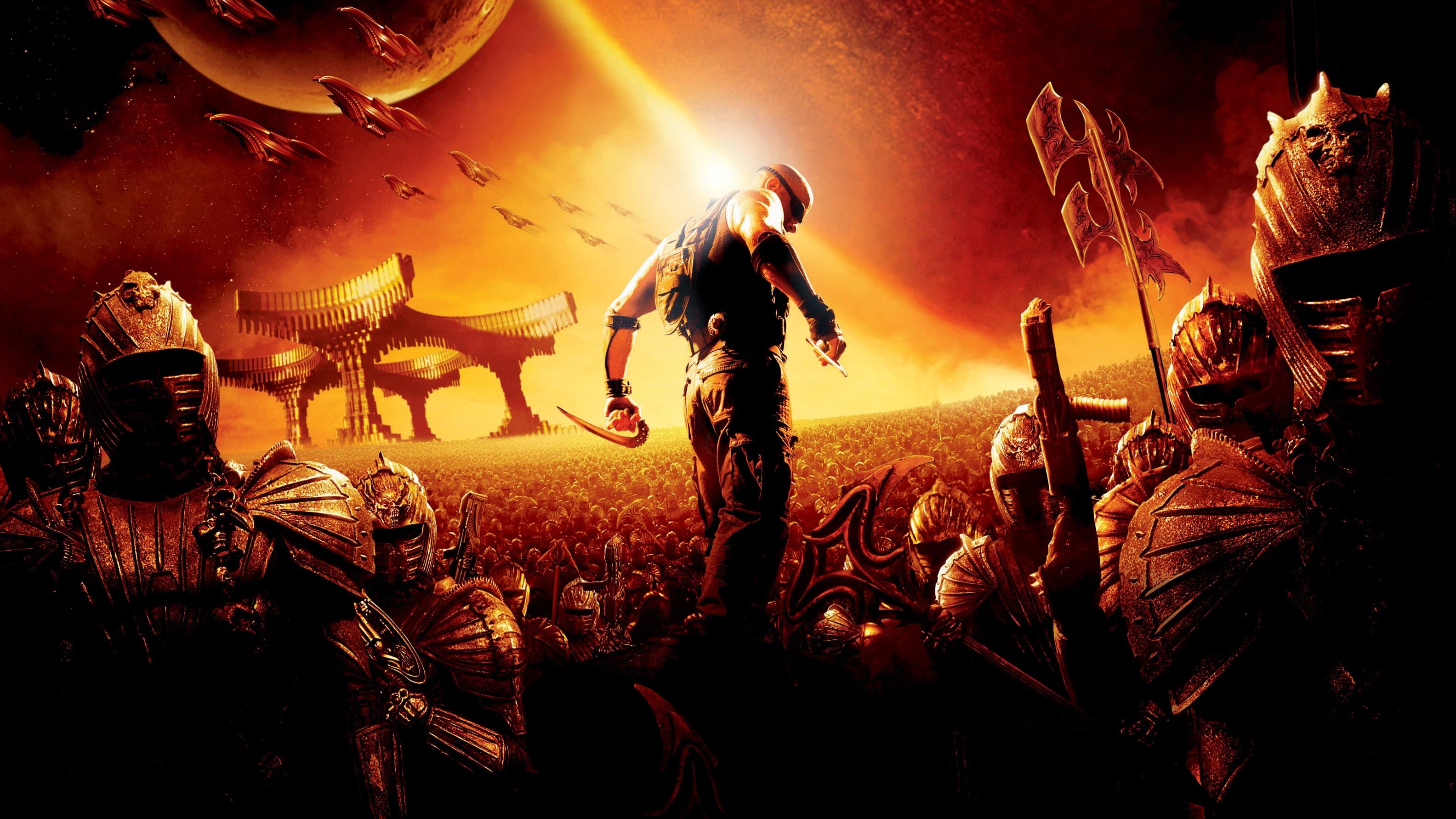 Póster oficial de la película La batalla de Riddick en alta calidad HD 4K