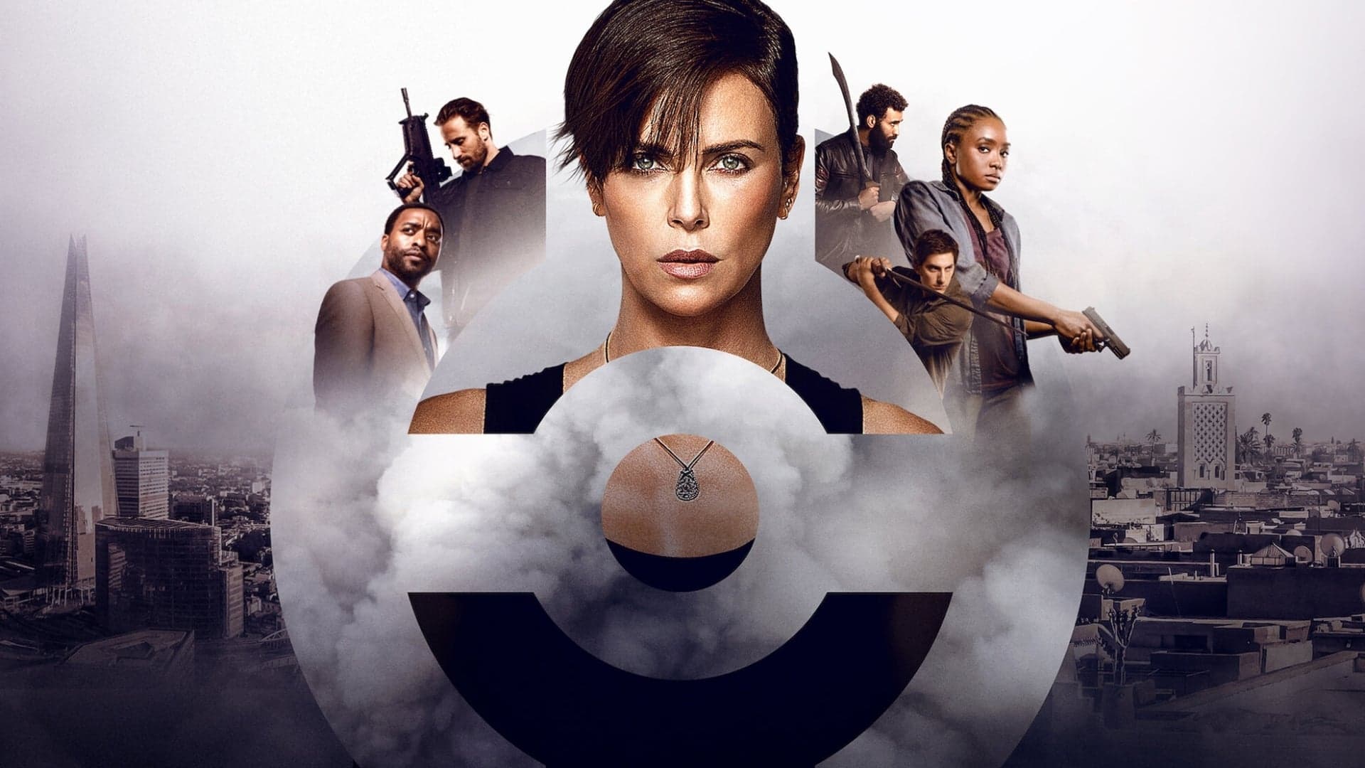 Póster oficial de la película La vieja guardia en alta calidad HD 4K