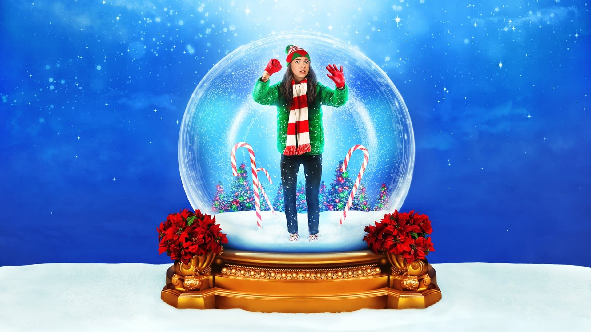 Póster oficial de la película Atrapada en la Navidad en alta calidad HD 4K